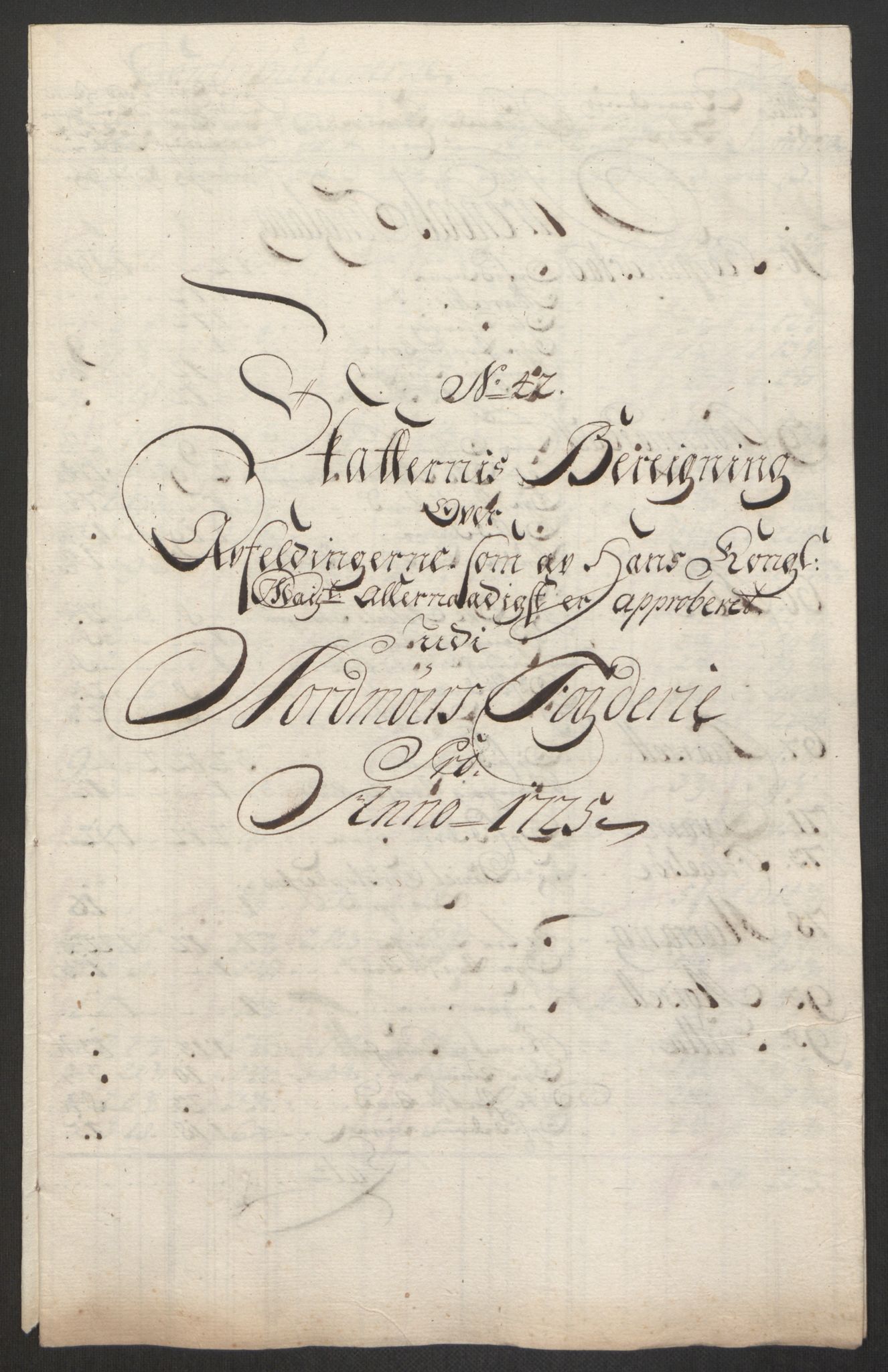 Rentekammeret inntil 1814, Reviderte regnskaper, Fogderegnskap, RA/EA-4092/R56/L3758: Fogderegnskap Nordmøre, 1725, p. 273
