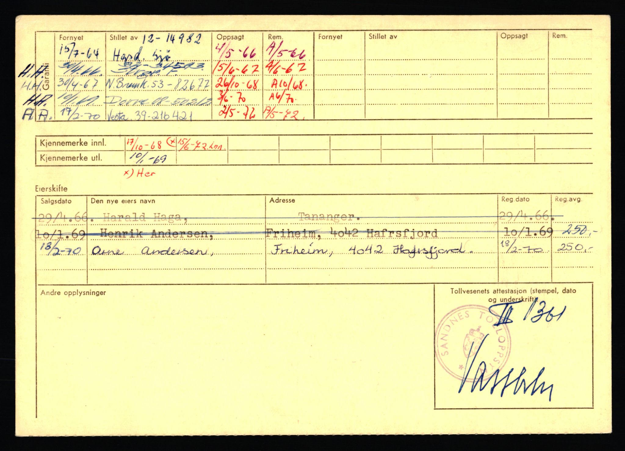 Stavanger trafikkstasjon, AV/SAST-A-101942/0/F/L0068: L-75000 - L-76799, 1930-1971, p. 1870