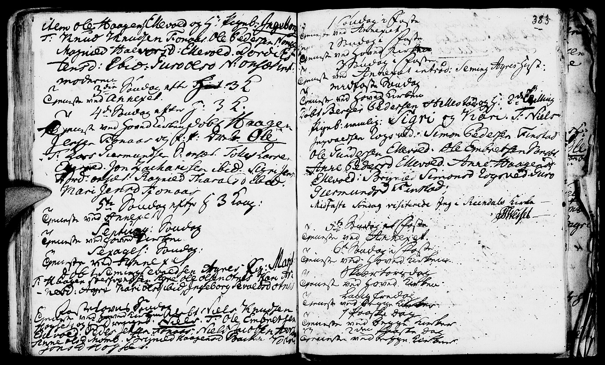 Rendalen prestekontor, SAH/PREST-054/H/Ha/Haa/L0001: Parish register (official) no. 1, 1733-1787, p. 383