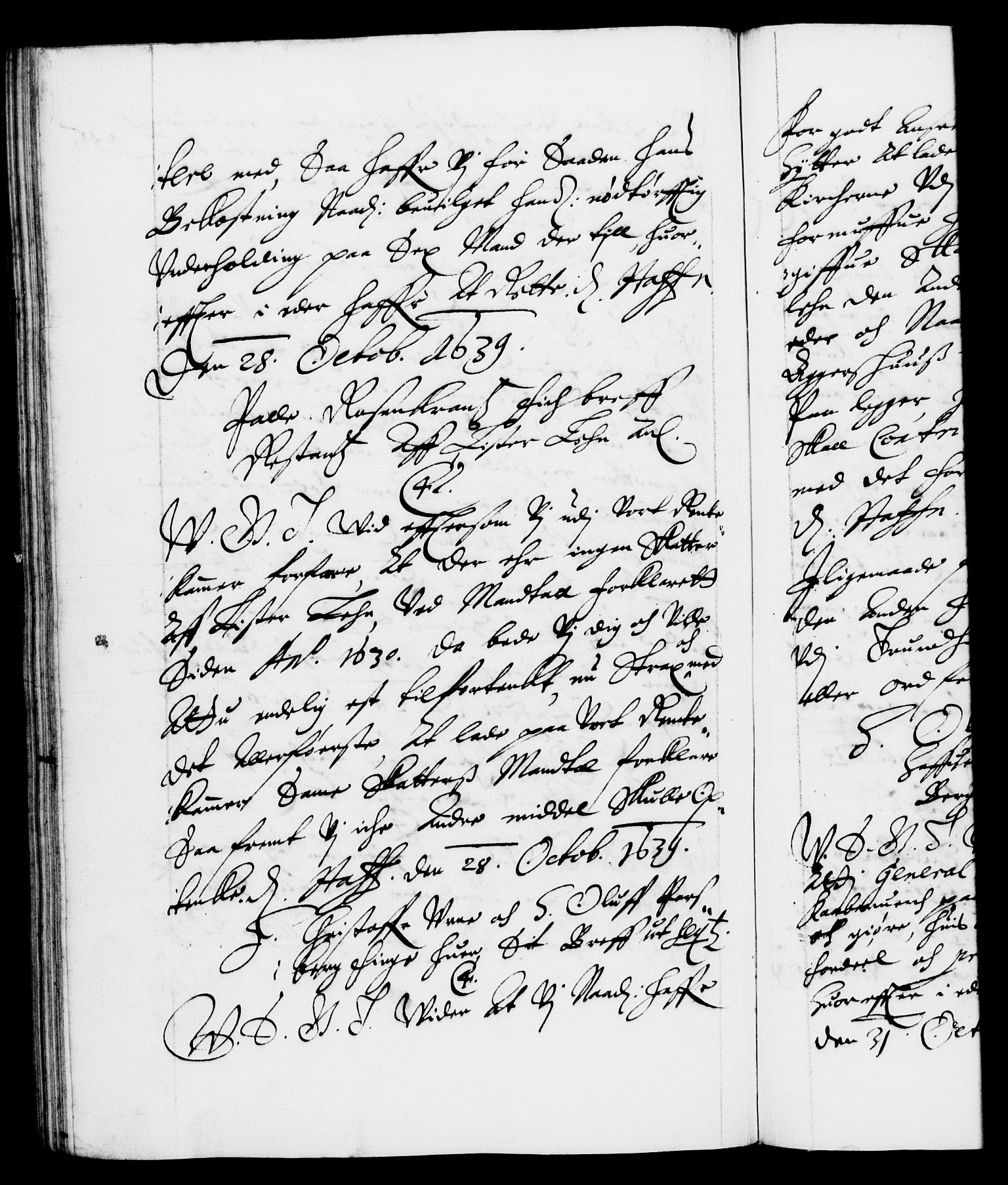 Danske Kanselli 1572-1799, AV/RA-EA-3023/F/Fc/Fca/Fcab/L0006: Norske tegnelser (mikrofilm), 1634-1639, p. 456b