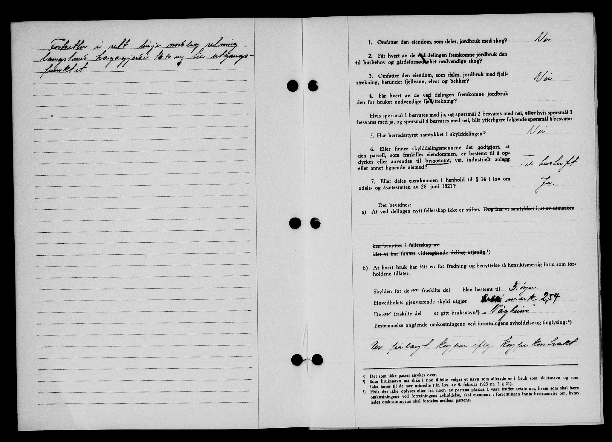 Karmsund sorenskriveri, SAST/A-100311/01/II/IIB/L0080: Mortgage book no. 61A, 1943-1943, Diary no: : 1609/1943