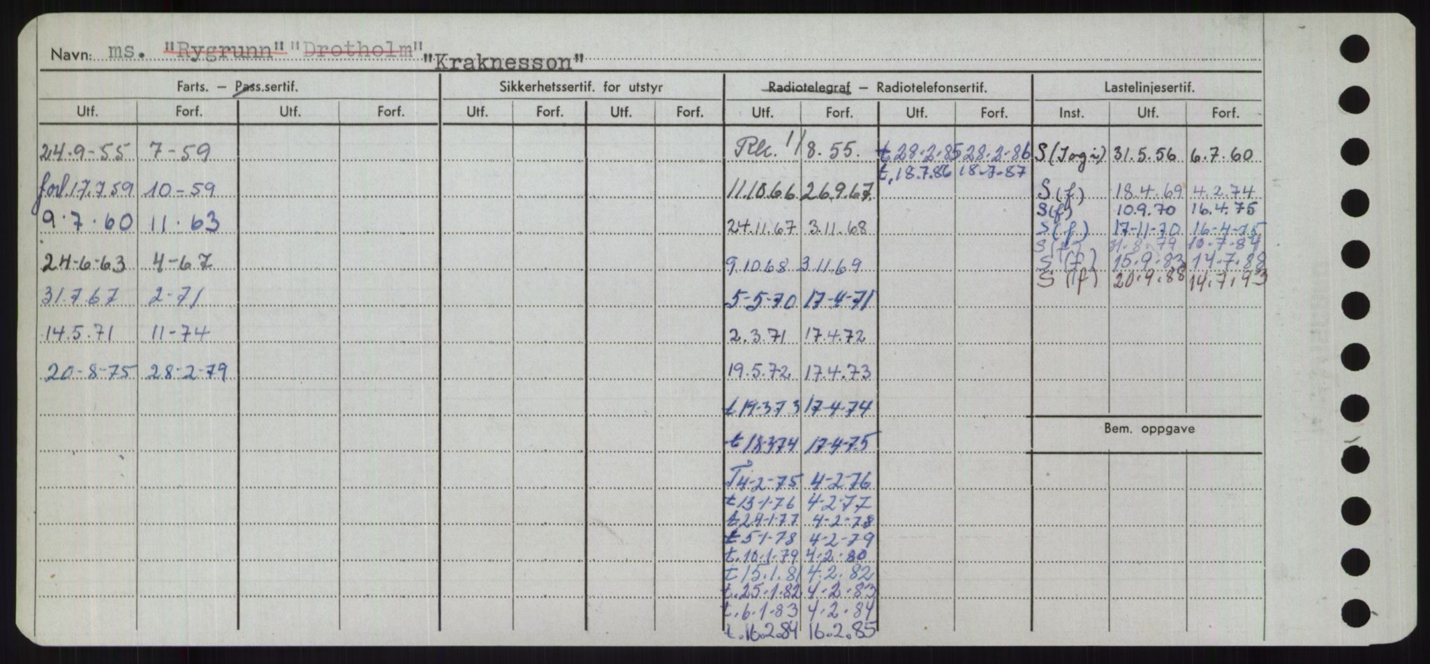 Sjøfartsdirektoratet med forløpere, Skipsmålingen, AV/RA-S-1627/H/Ha/L0003/0002: Fartøy, Hilm-Mar / Fartøy, Kom-Mar, p. 54