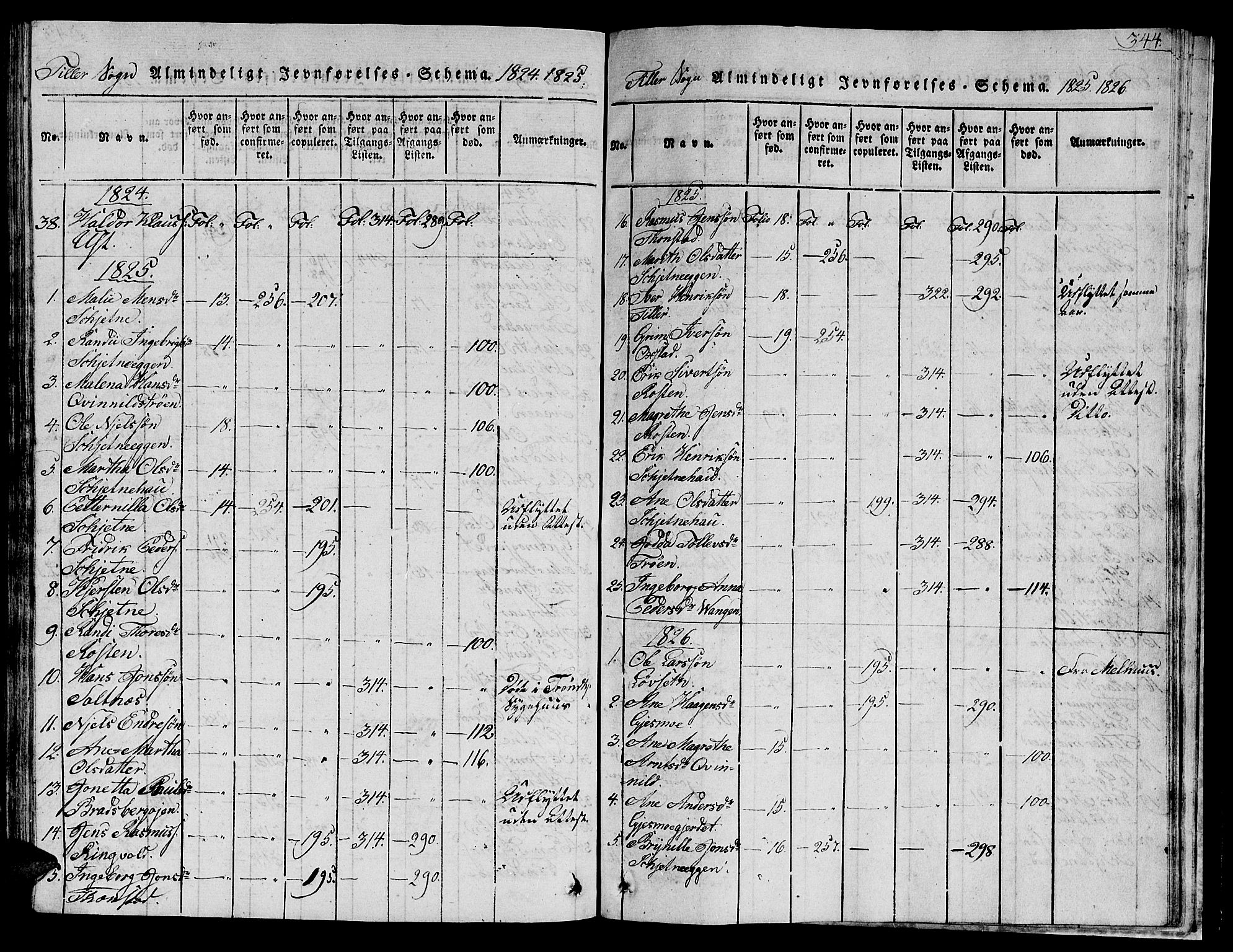 Ministerialprotokoller, klokkerbøker og fødselsregistre - Sør-Trøndelag, SAT/A-1456/621/L0458: Parish register (copy) no. 621C01, 1816-1865, p. 344