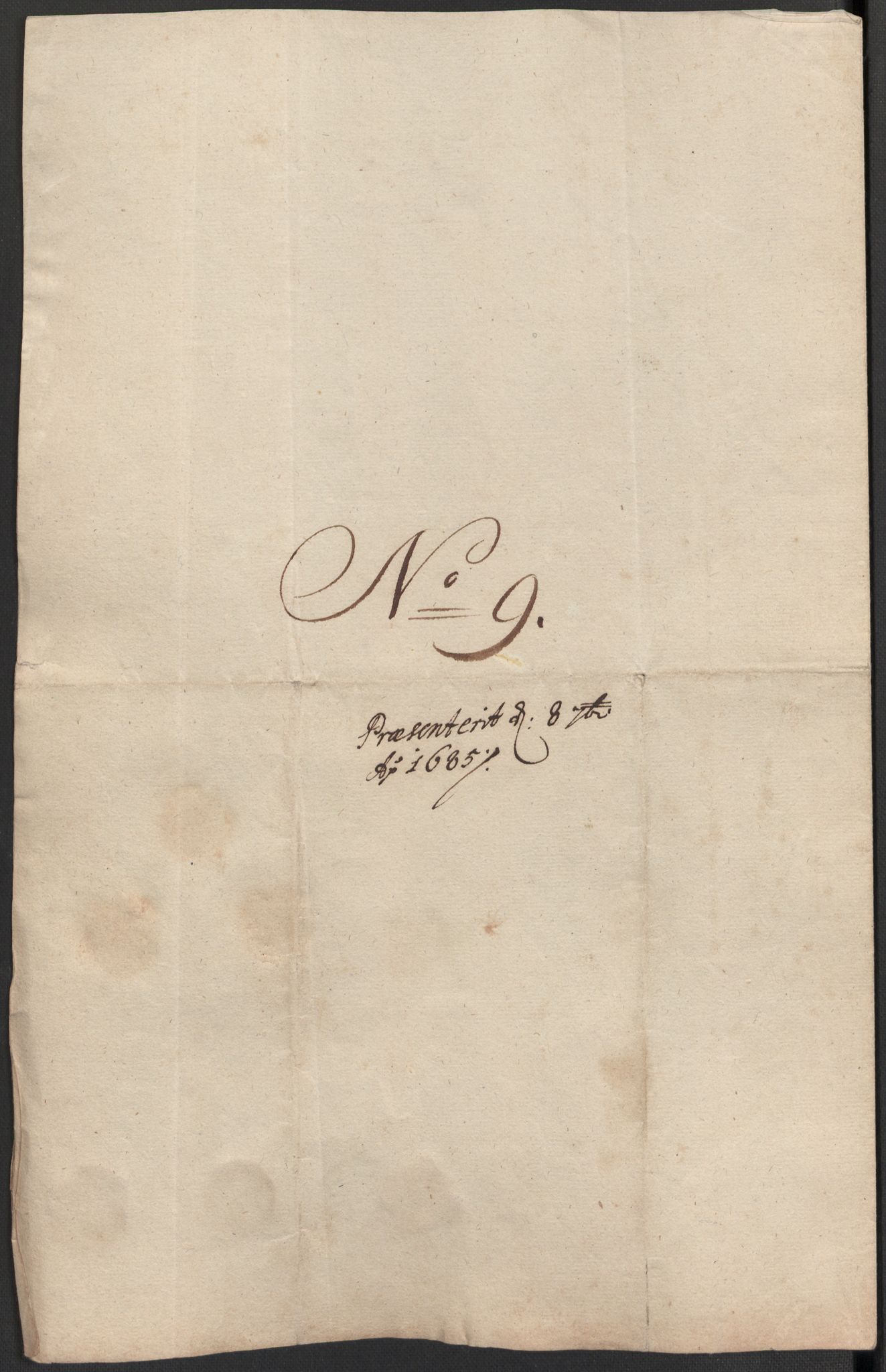 Rentekammeret inntil 1814, Reviderte regnskaper, Fogderegnskap, AV/RA-EA-4092/R35/L2082: Fogderegnskap Øvre og Nedre Telemark, 1685, p. 378