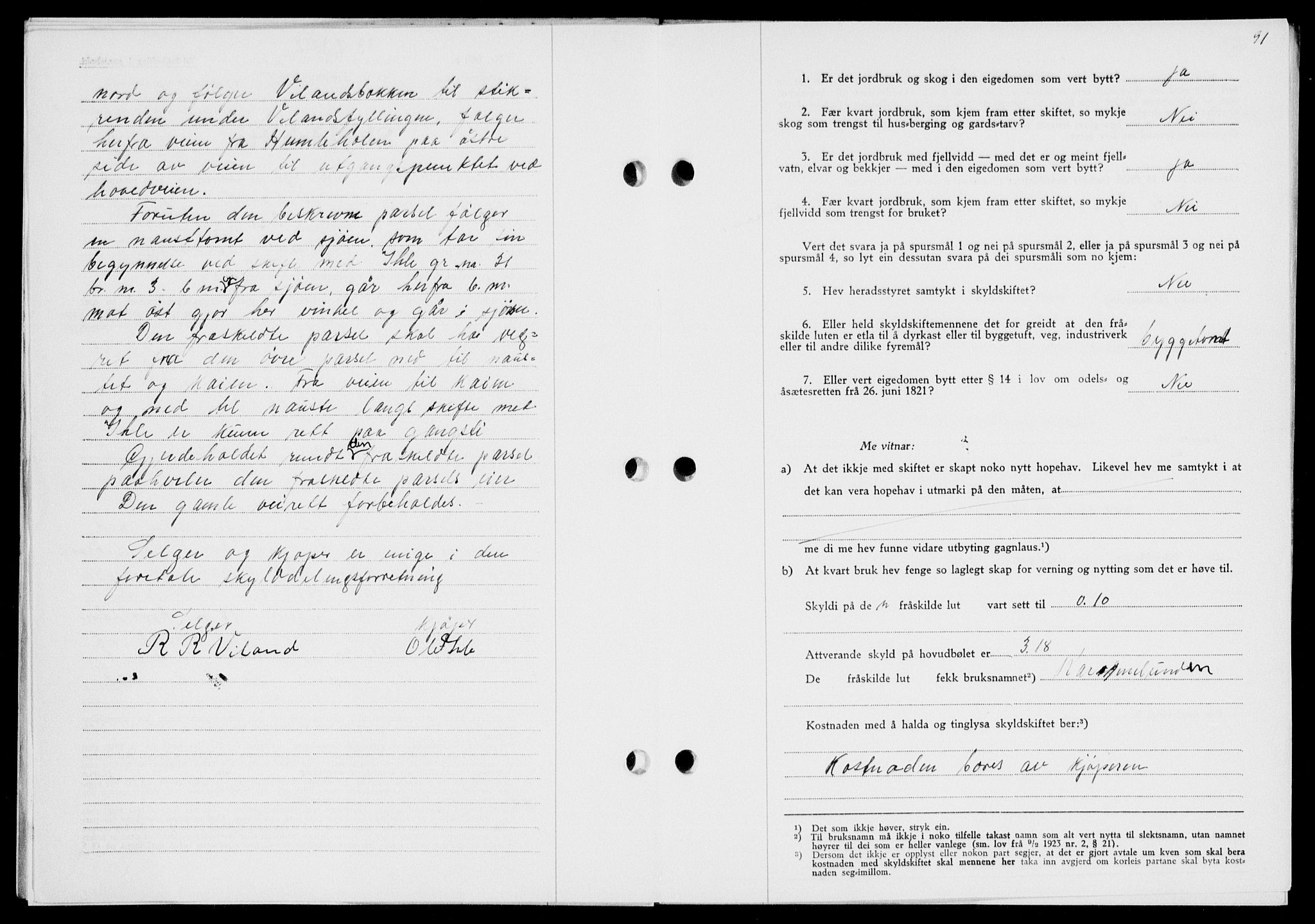 Ryfylke tingrett, AV/SAST-A-100055/001/II/IIB/L0088: Mortgage book no. 67, 1942-1942, Diary no: : 920/1942