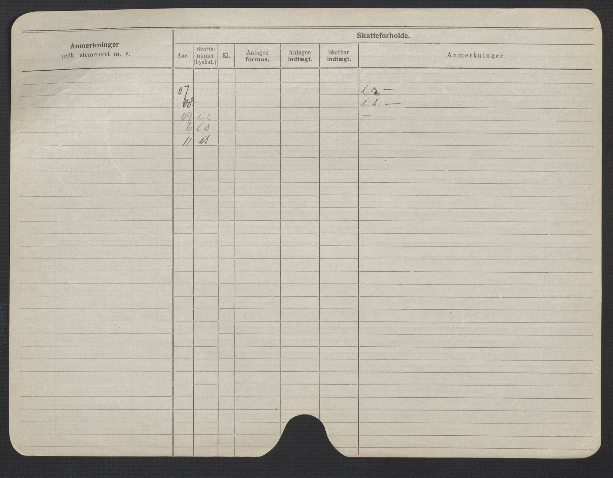 Oslo folkeregister, Registerkort, AV/SAO-A-11715/F/Fa/Fac/L0019: Kvinner, 1906-1914, p. 504b