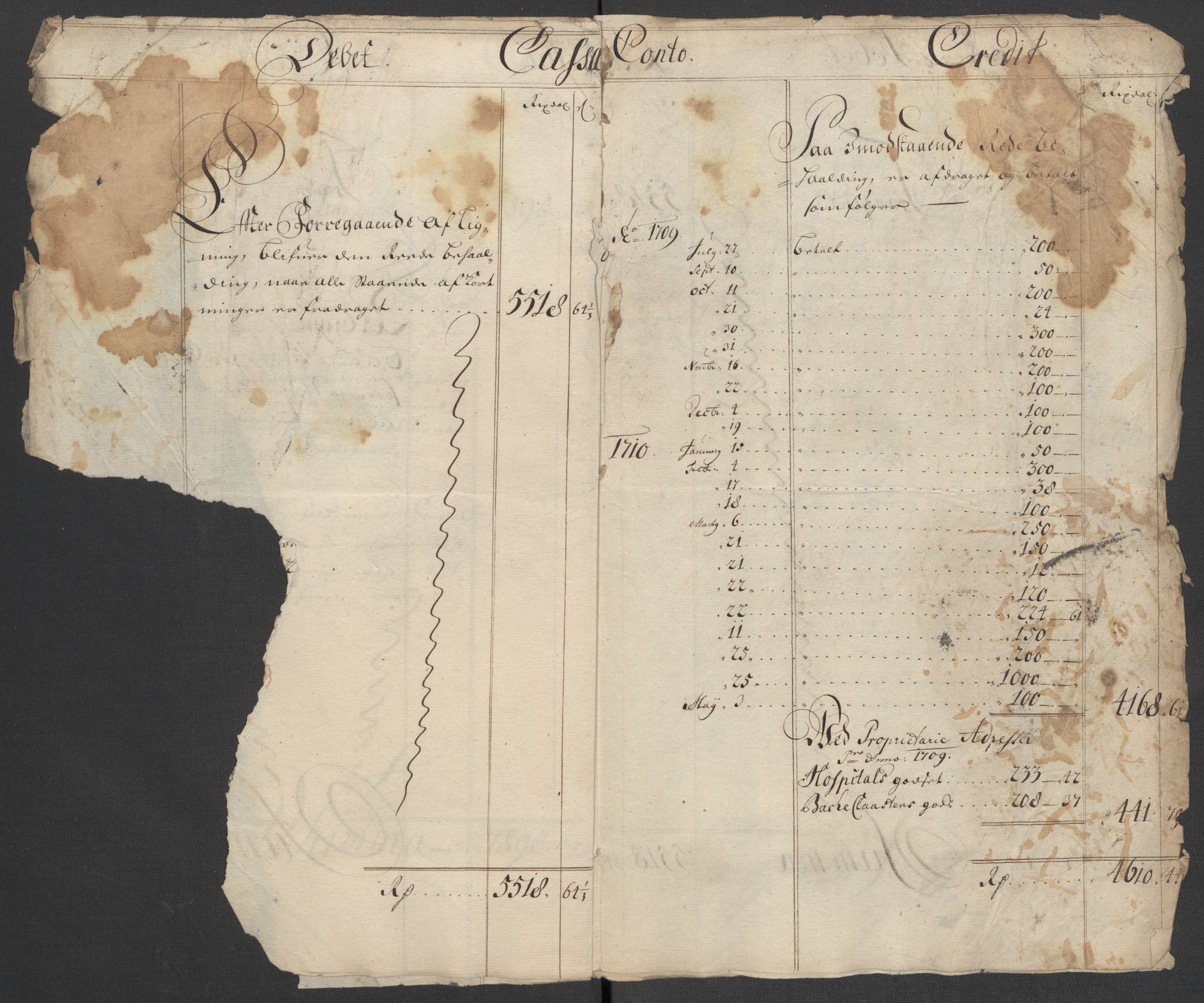 Rentekammeret inntil 1814, Reviderte regnskaper, Fogderegnskap, AV/RA-EA-4092/R61/L4111: Fogderegnskap Strinda og Selbu, 1709-1710, p. 16