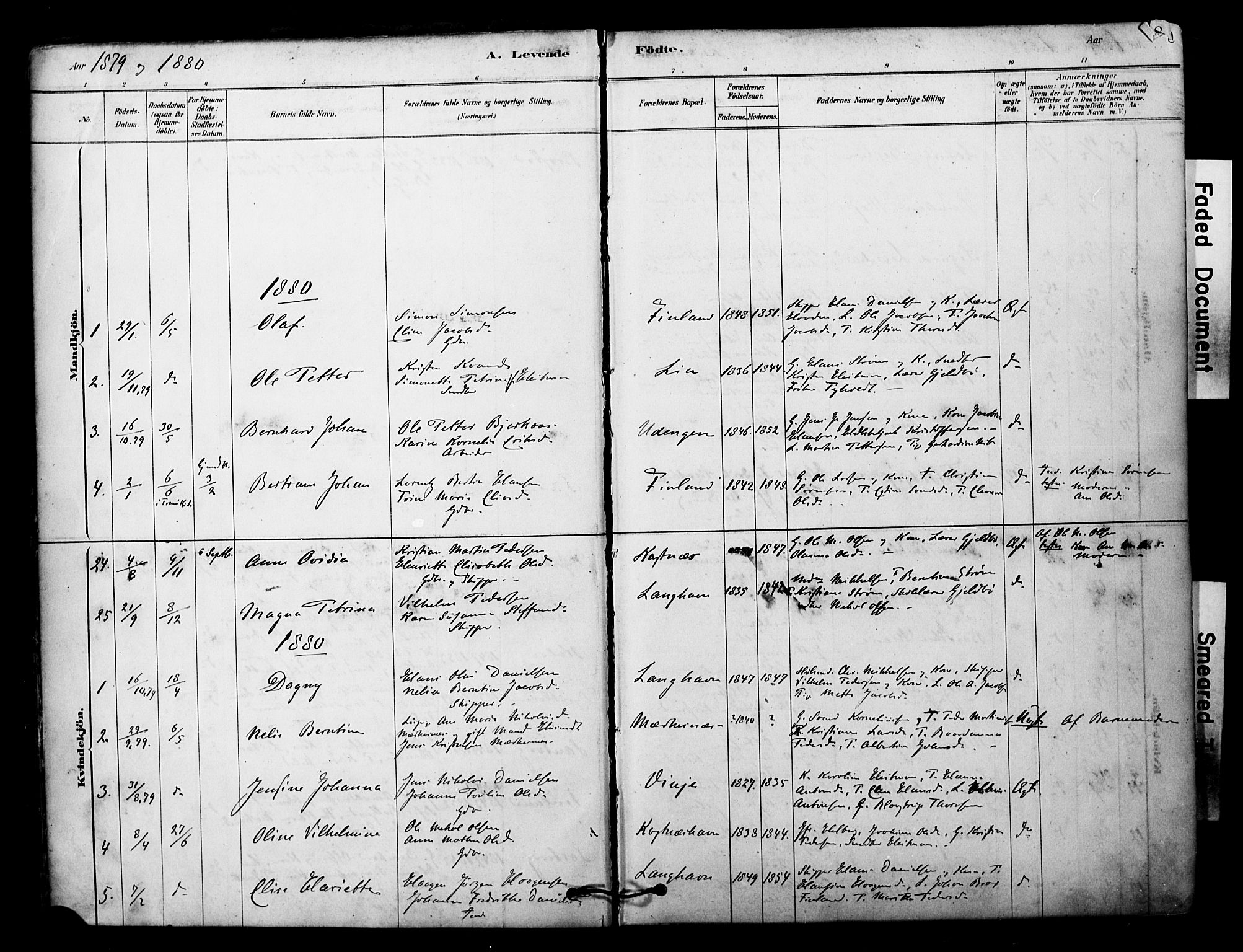 Tranøy sokneprestkontor, SATØ/S-1313/I/Ia/Iaa/L0011kirke: Parish register (official) no. 11, 1878-1904, p. 8
