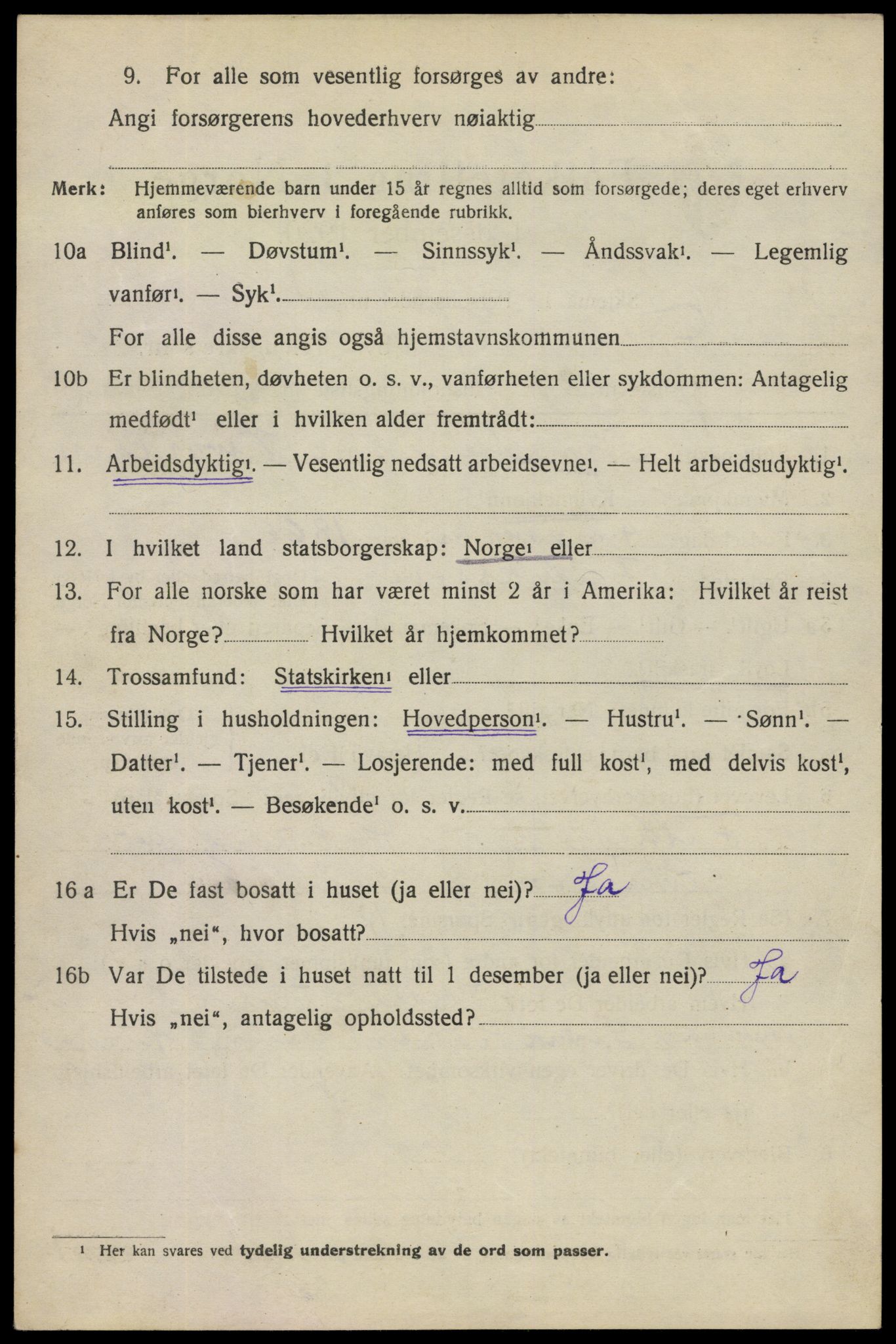 SAO, 1920 census for Fredrikstad, 1920, p. 37436