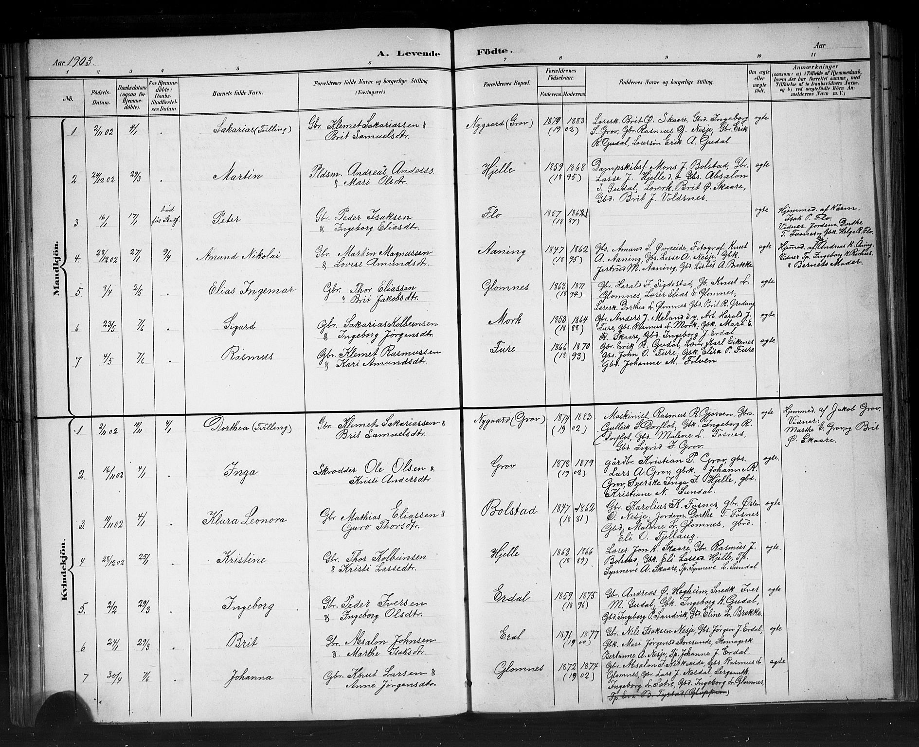 Stryn Sokneprestembete, AV/SAB-A-82501: Parish register (copy) no. C 3, 1881-1905