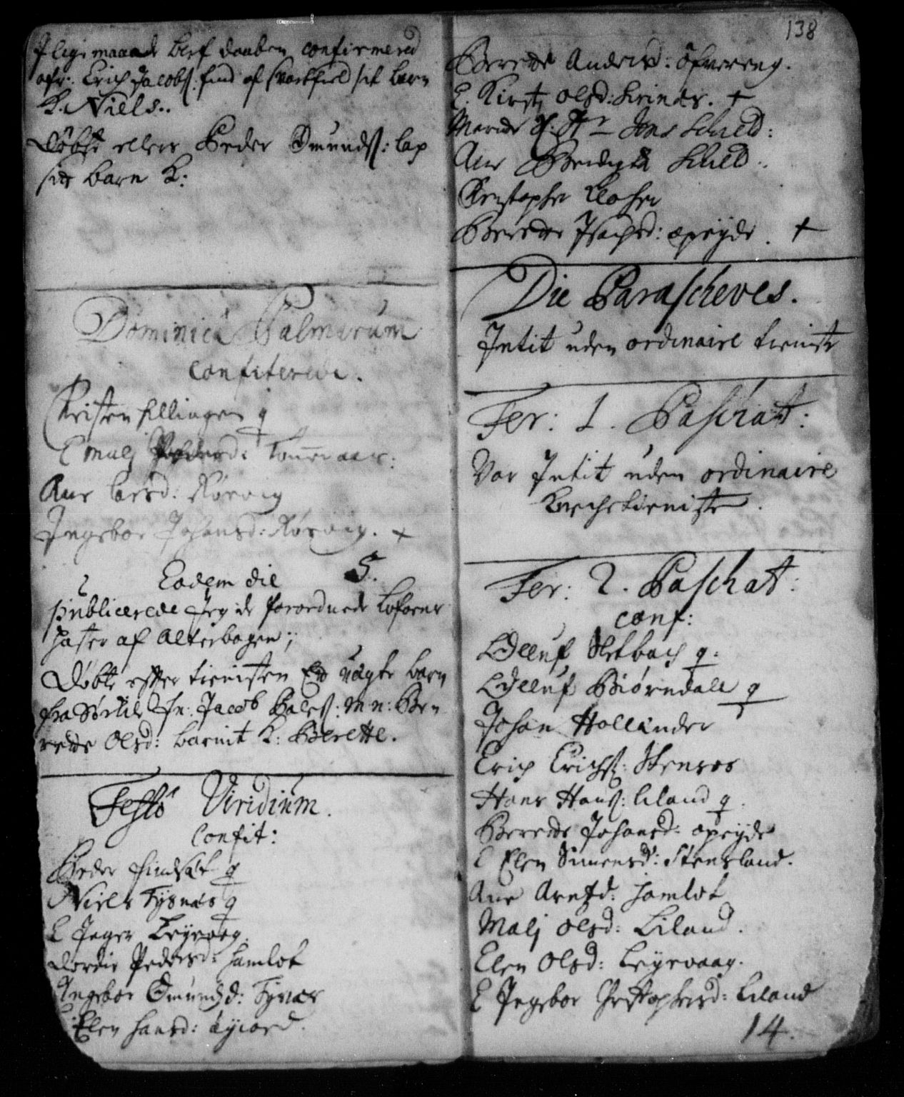 Ministerialprotokoller, klokkerbøker og fødselsregistre - Nordland, AV/SAT-A-1459/859/L0840: Parish register (official) no. 859A00, 1708-1738, p. 138