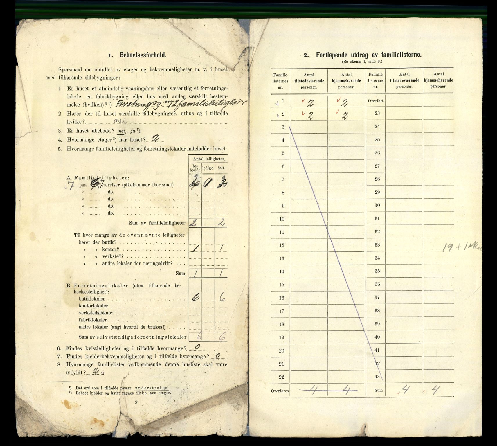 RA, 1910 census for Kristiansund, 1910, p. 1722