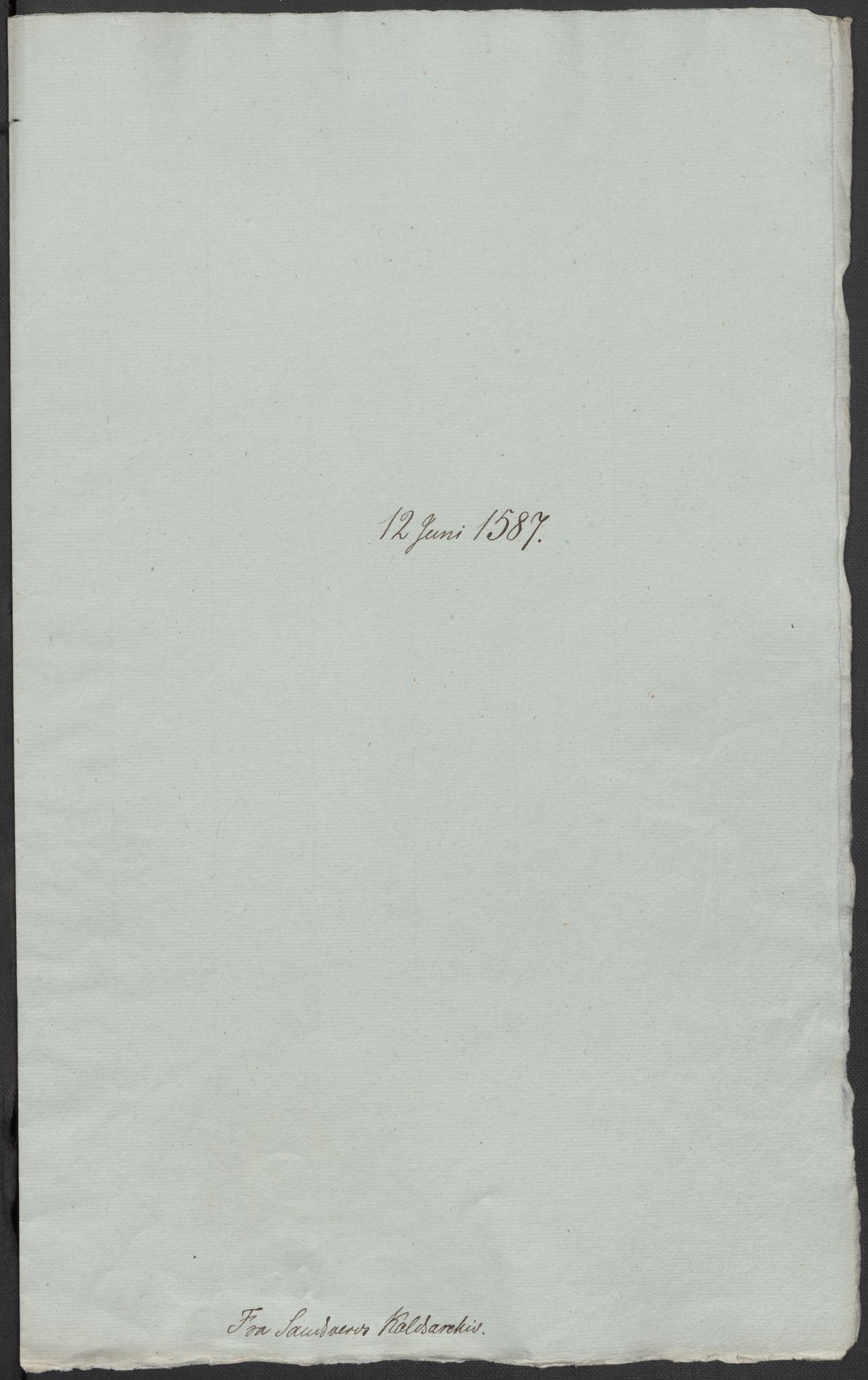 Riksarkivets diplomsamling, RA/EA-5965/F02/L0088: Dokumenter, 1586-1587, p. 90