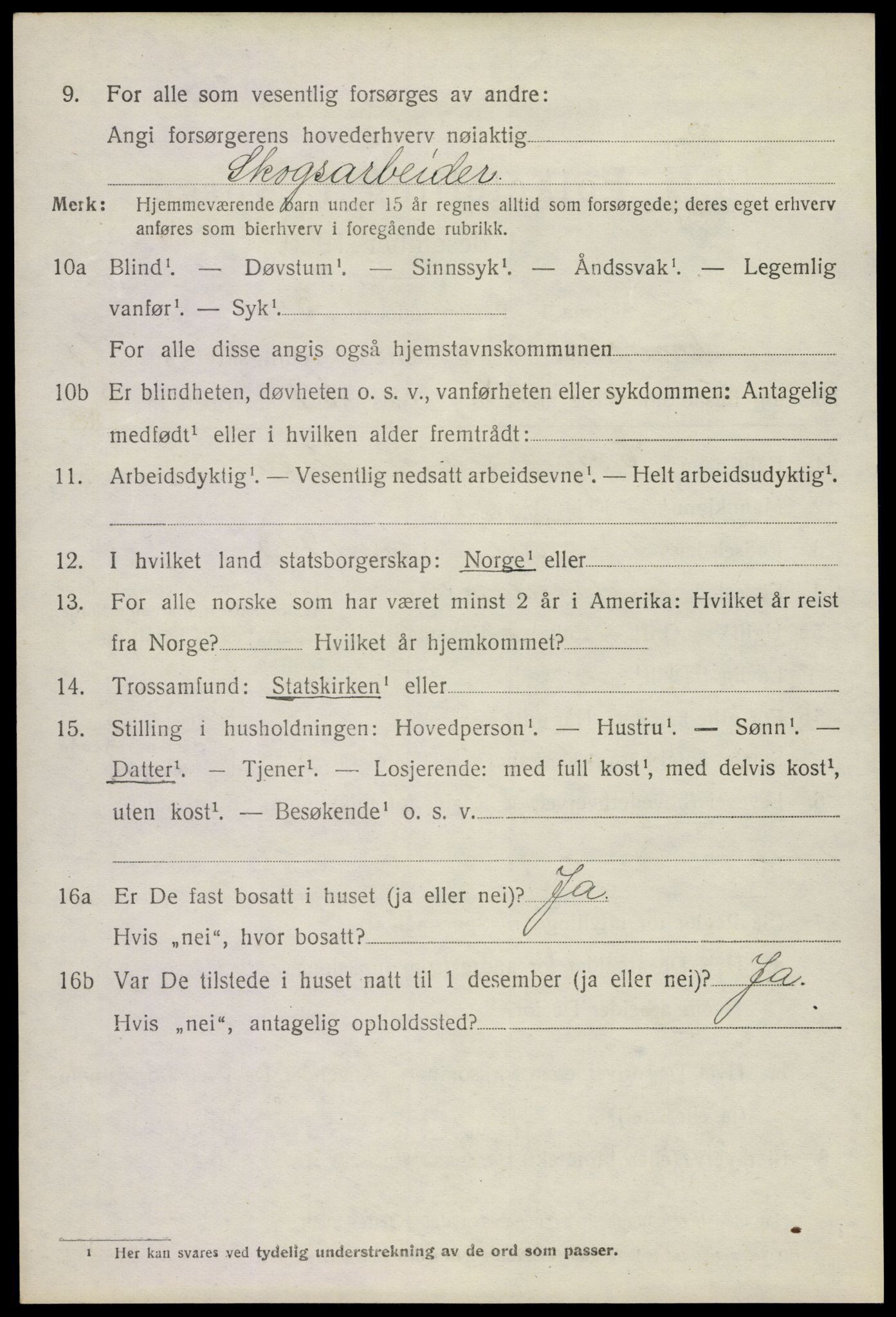 SAKO, 1920 census for Andebu, 1920, p. 4459