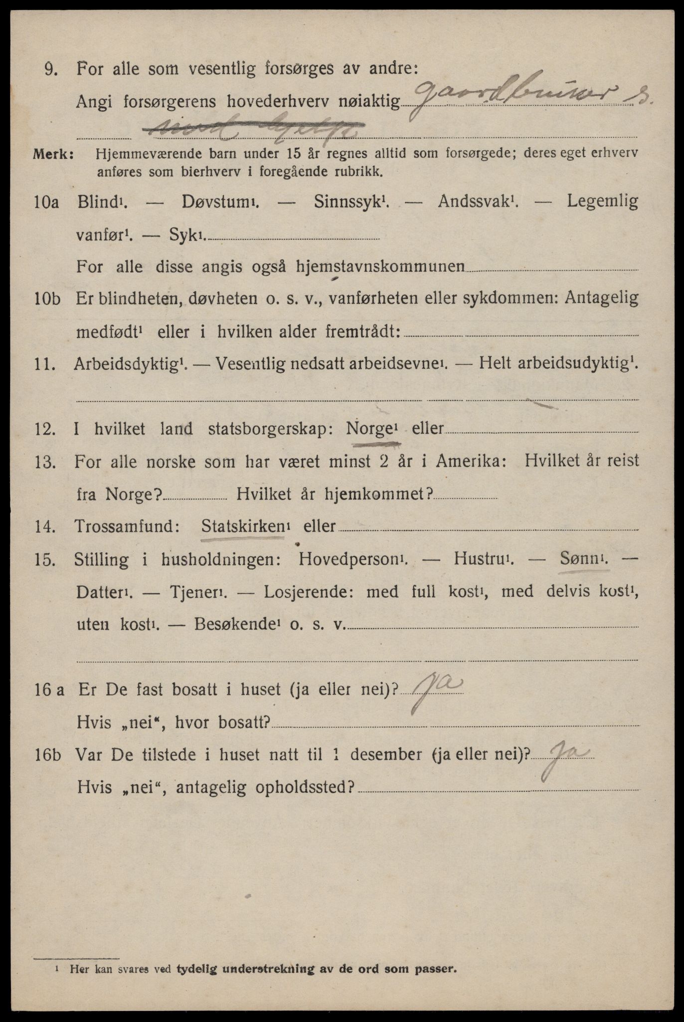 SAST, 1920 census for Sand, 1920, p. 796