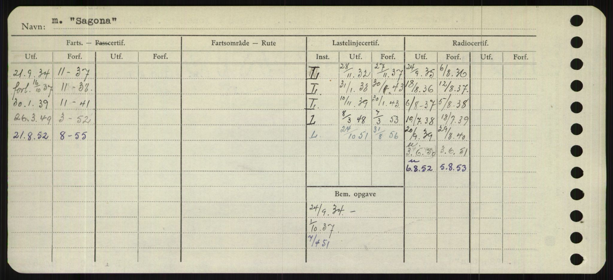 Sjøfartsdirektoratet med forløpere, Skipsmålingen, RA/S-1627/H/Hb/L0004: Fartøy, O-S, p. 264