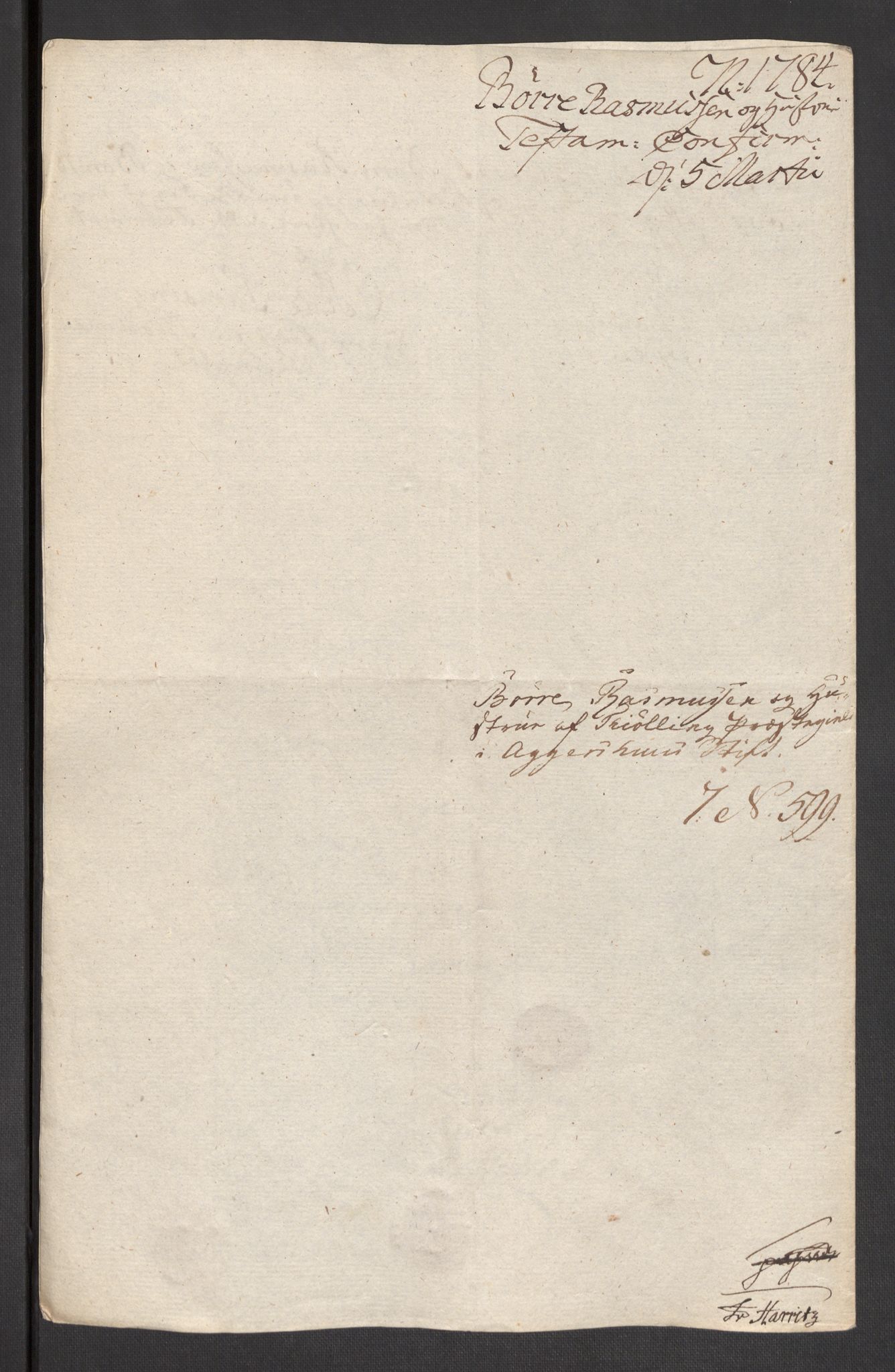 Danske Kanselli 1572-1799, AV/RA-EA-3023/F/Fc/Fcc/Fcca/L0249: Norske innlegg 1572-1799, 1784, p. 493