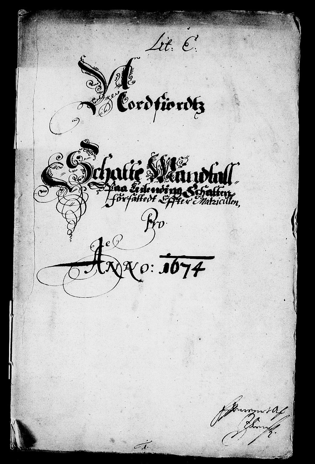 Rentekammeret inntil 1814, Reviderte regnskaper, Stiftamtstueregnskaper, Bergen stiftamt, RA/EA-6043/R/Rc/L0038: Bergen stiftamt, 1673-1674