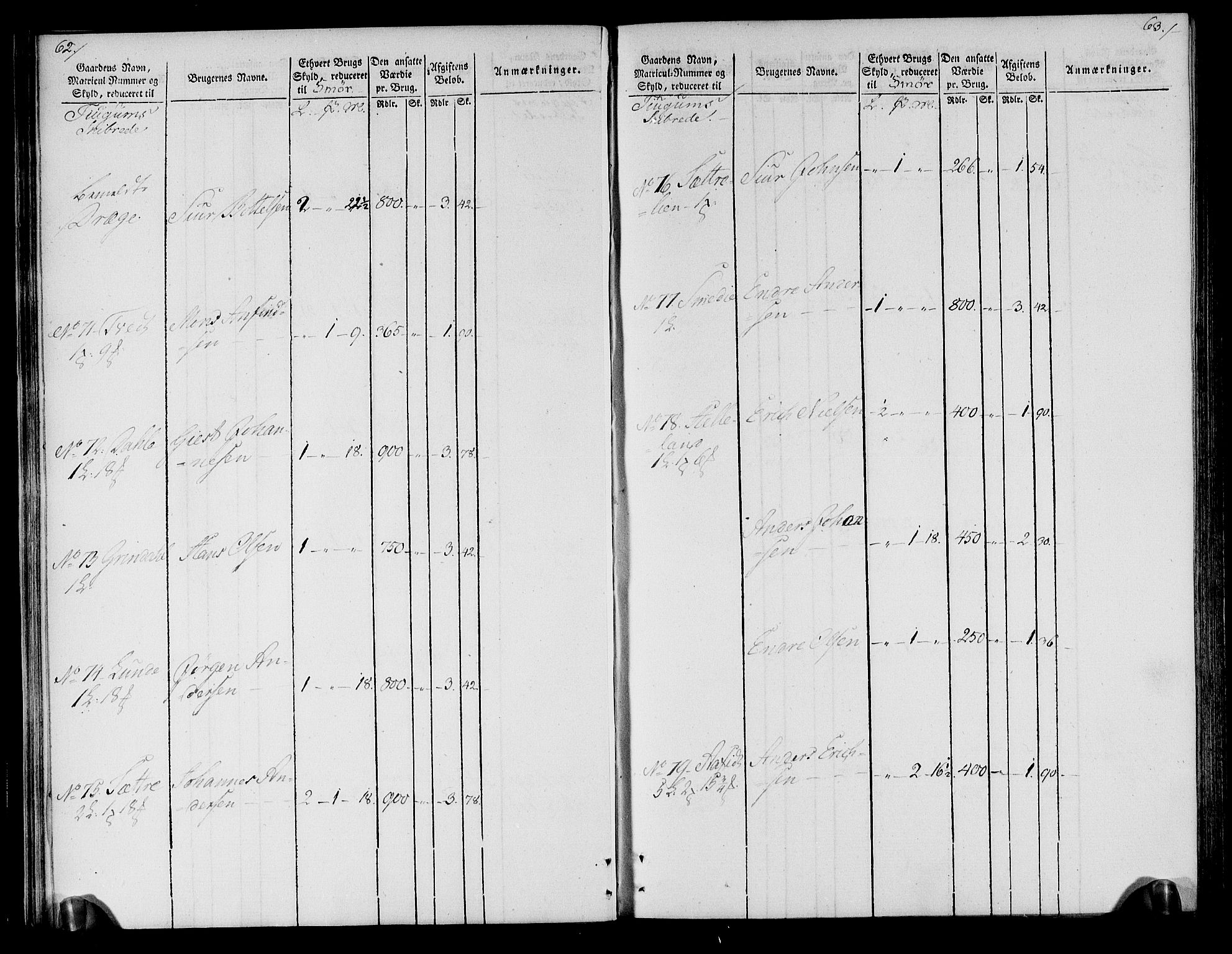 Rentekammeret inntil 1814, Realistisk ordnet avdeling, AV/RA-EA-4070/N/Ne/Nea/L0118: Ytre og Indre Sogn fogderi. Oppebørselsregister, 1803-1804, p. 35