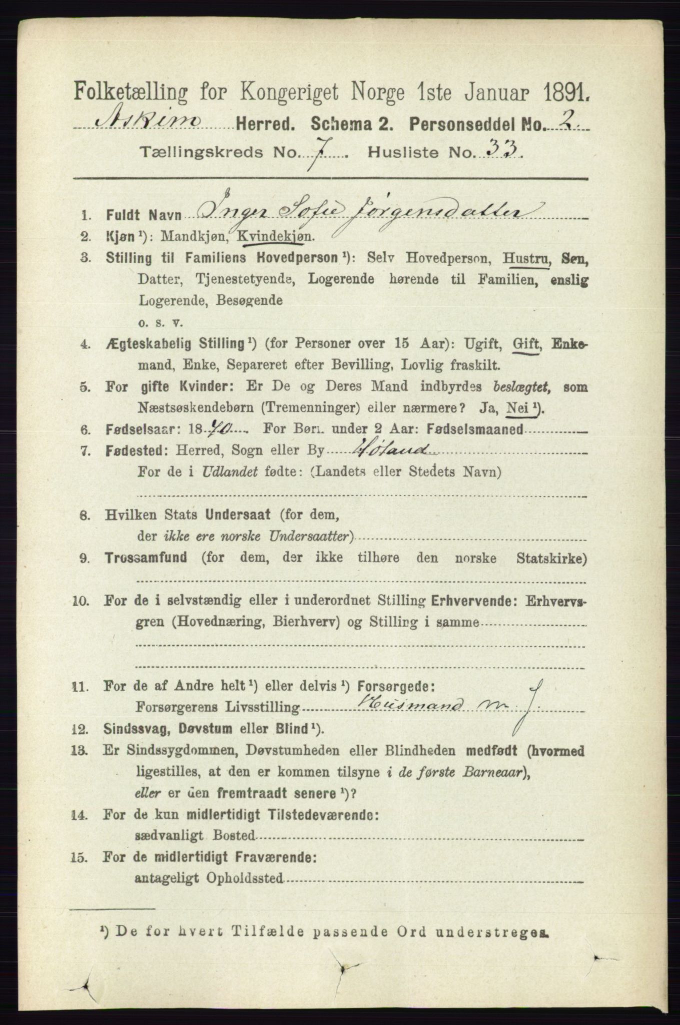 RA, 1891 census for 0124 Askim, 1891, p. 1200