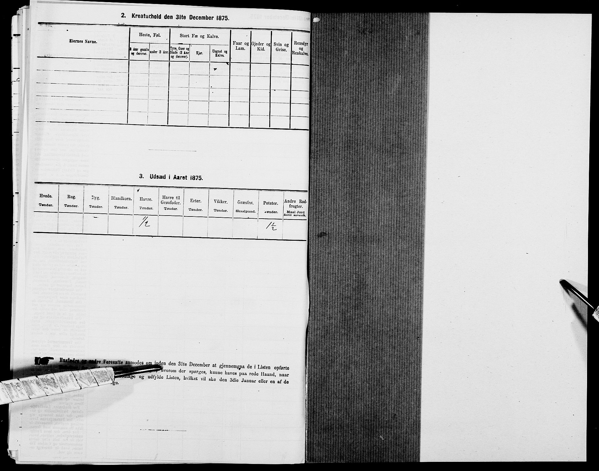 SAK, 1875 census for 1016P Øvrebø, 1875, p. 269