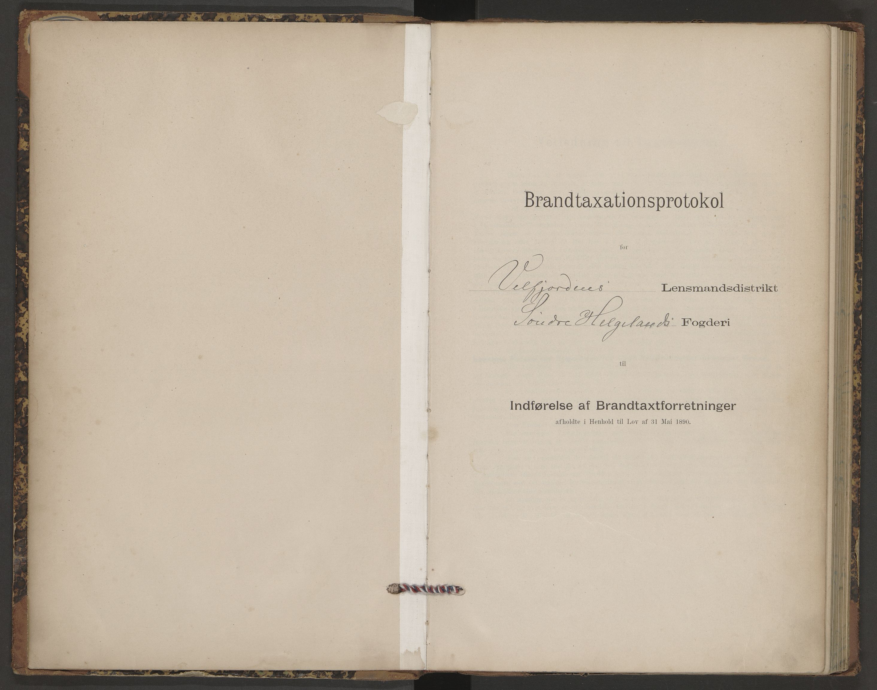 Norges Brannkasse Velfjord, SAT/A-5561/Fb/L0002: Branntakstprotokoll - skjema, 1899-1912