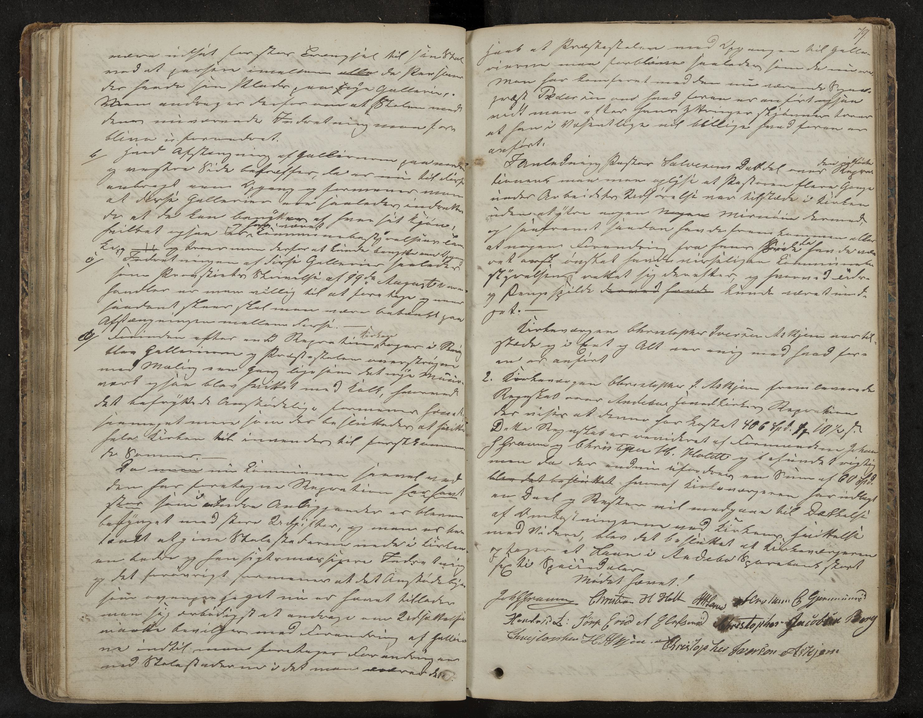 Andebu formannskap og sentraladministrasjon, IKAK/0719021-1/A/Aa/L0001: Møtebok med register, 1837-1869, p. 79