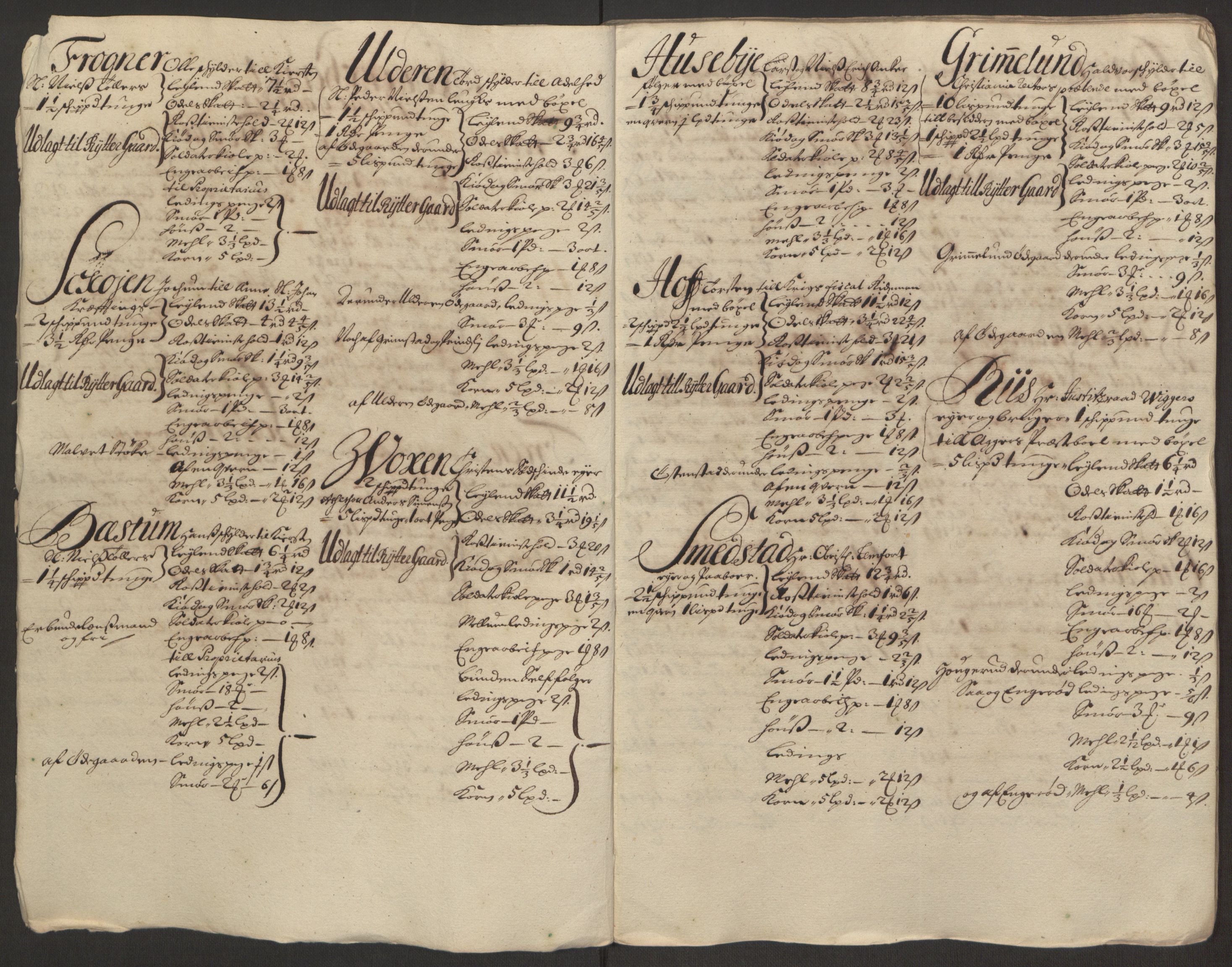 Rentekammeret inntil 1814, Reviderte regnskaper, Fogderegnskap, AV/RA-EA-4092/R10/L0439: Fogderegnskap Aker og Follo, 1695, p. 32