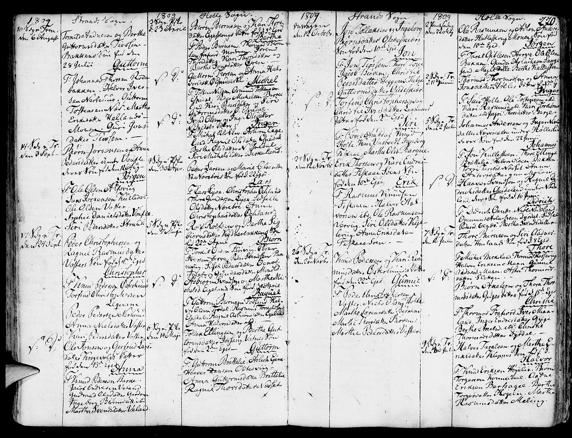 Strand sokneprestkontor, SAST/A-101828/H/Ha/Haa/L0003: Parish register (official) no. A 3, 1769-1816, p. 220