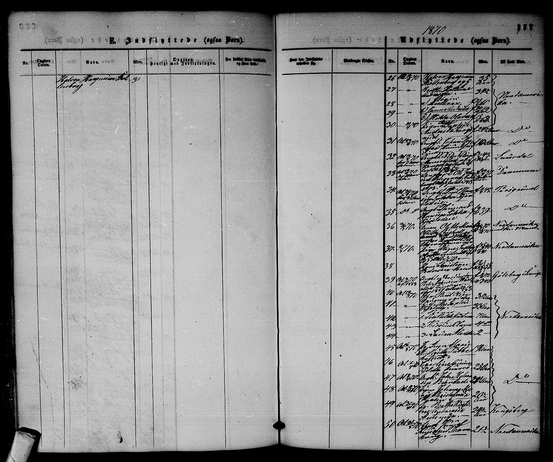 Sandsvær kirkebøker, SAKO/A-244/G/Ga/L0005: Parish register (copy) no. I 5, 1857-1873, p. 357