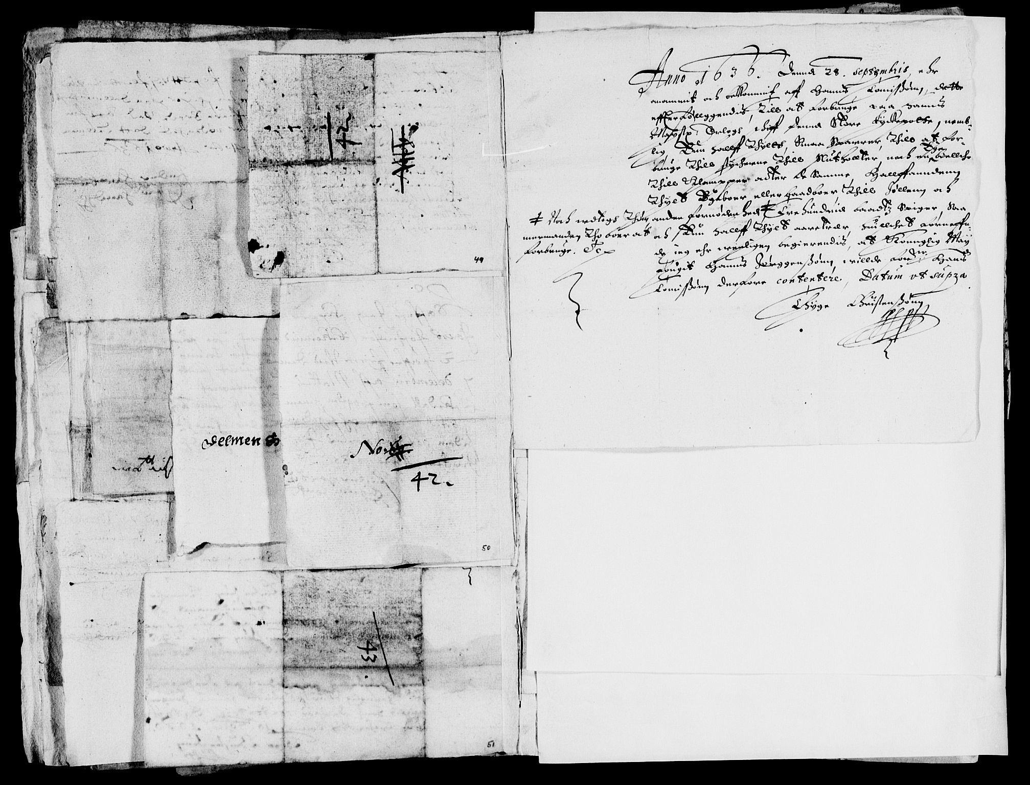 Rentekammeret inntil 1814, Reviderte regnskaper, Lensregnskaper, AV/RA-EA-5023/R/Rb/Rbq/L0025: Nedenes len. Mandals len. Råbyggelag., 1636-1637