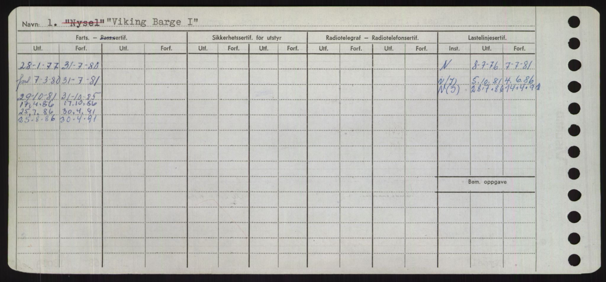 Sjøfartsdirektoratet med forløpere, Skipsmålingen, RA/S-1627/H/Hd/L0041: Fartøy, Vi-Ås, p. 160