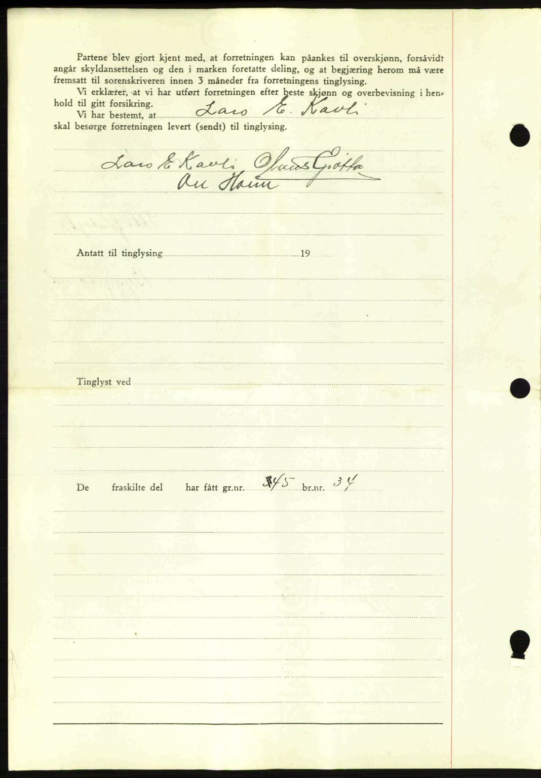 Romsdal sorenskriveri, AV/SAT-A-4149/1/2/2C: Mortgage book no. A10, 1941-1941, Diary no: : 1168/1941