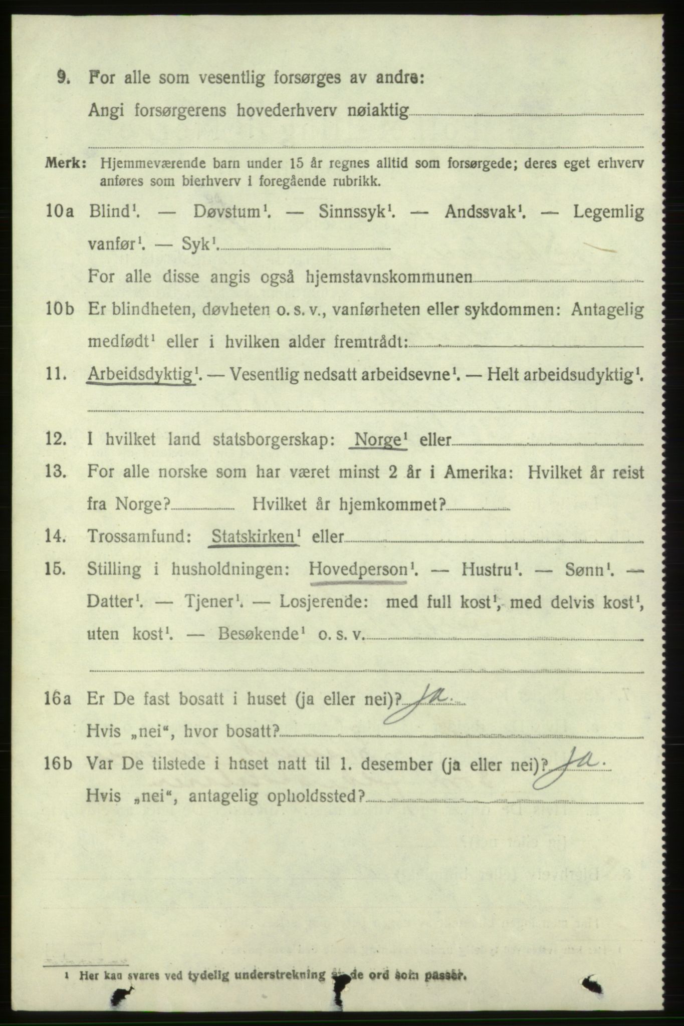 SAB, 1920 census for Skånevik, 1920, p. 3796