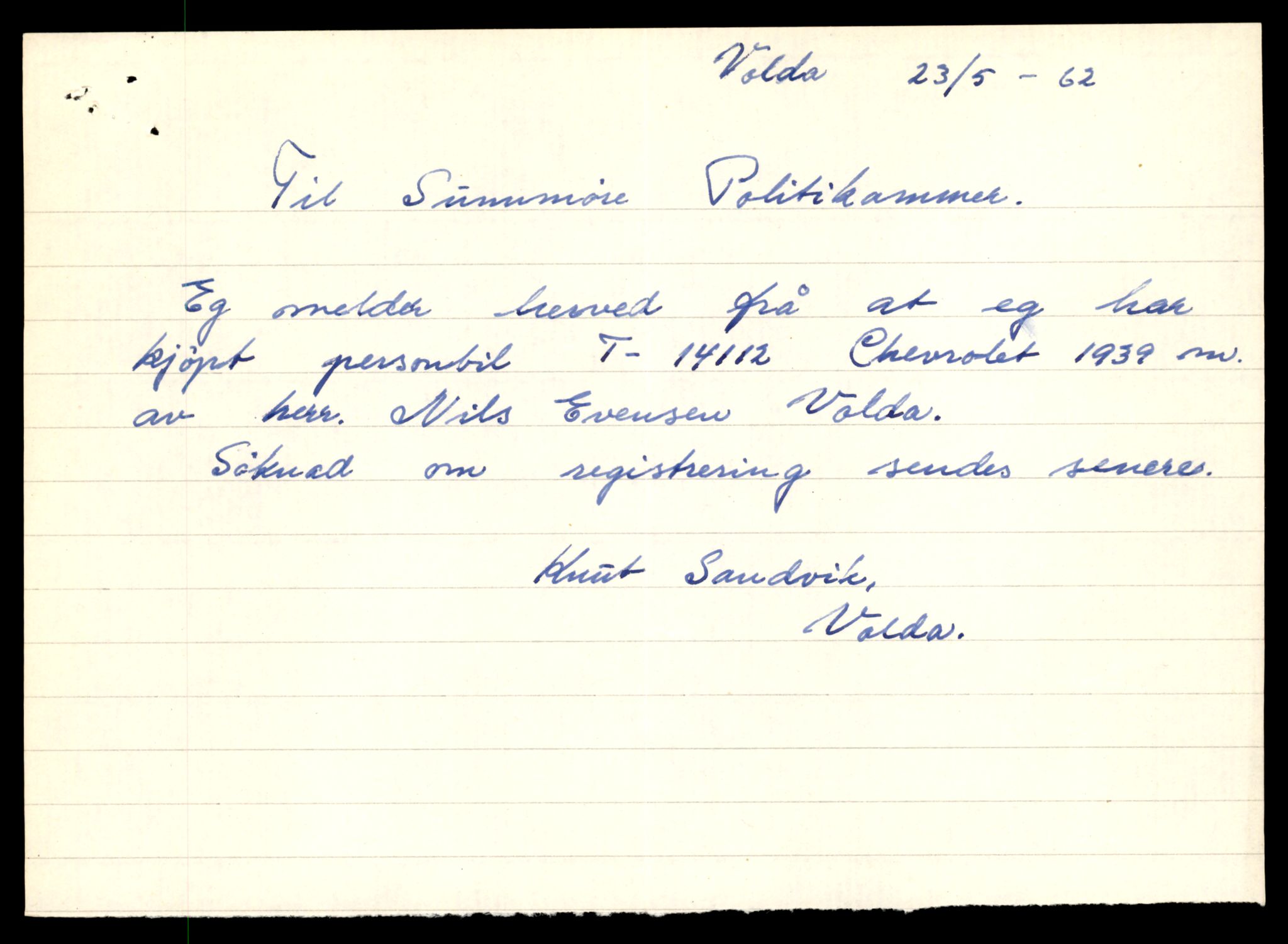Møre og Romsdal vegkontor - Ålesund trafikkstasjon, AV/SAT-A-4099/F/Fe/L0043: Registreringskort for kjøretøy T 14080 - T 14204, 1927-1998, p. 909
