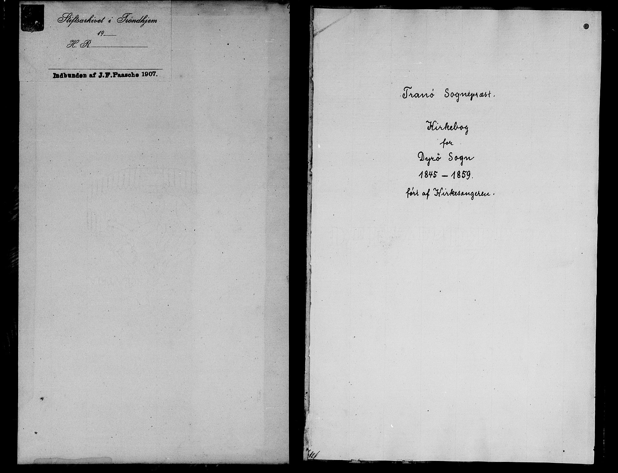 Tranøy sokneprestkontor, SATØ/S-1313/I/Ia/Iab/L0011klokker: Parish register (copy) no. 11, 1845-1859