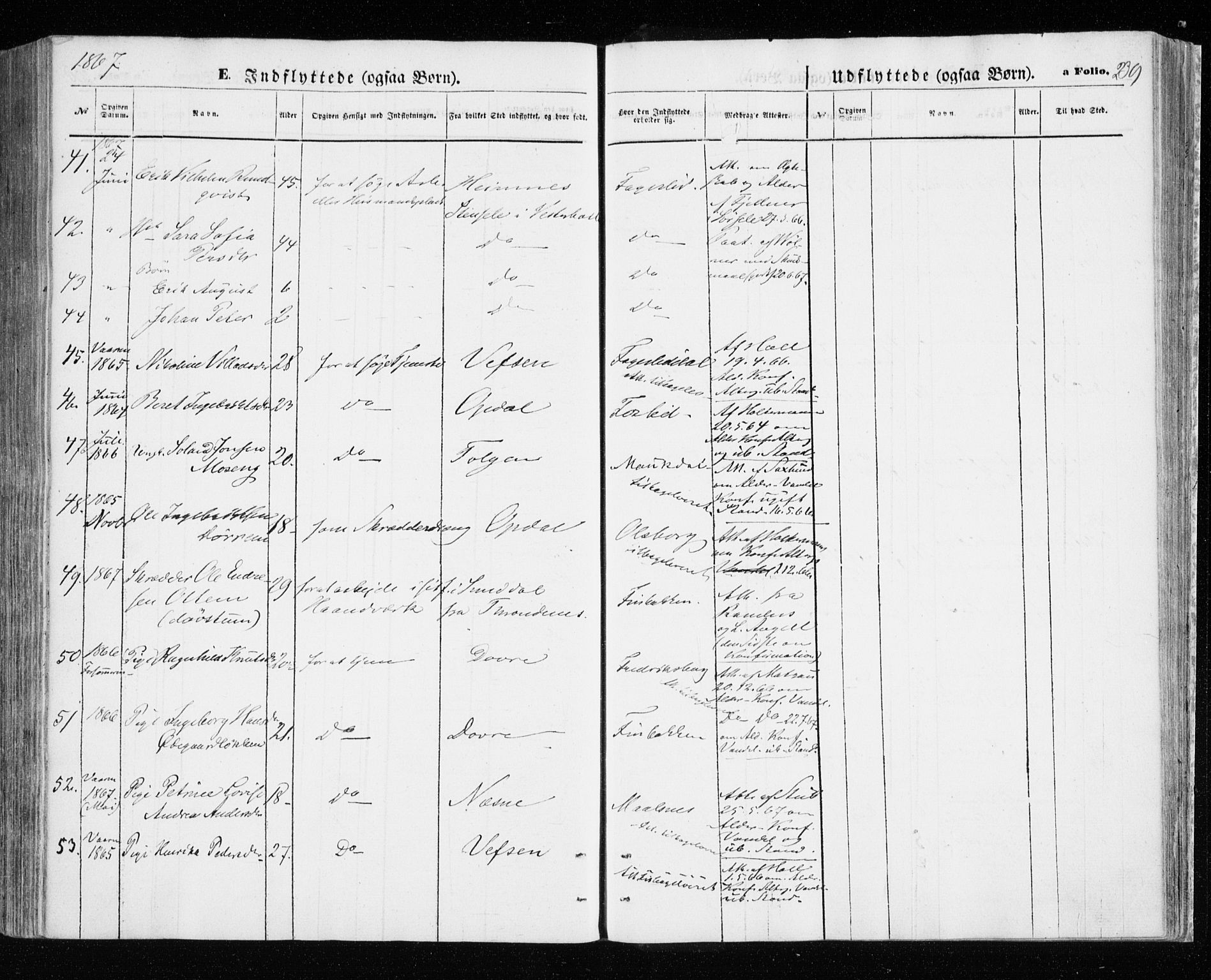 Målselv sokneprestembete, AV/SATØ-S-1311/G/Ga/Gaa/L0004kirke: Parish register (official) no. 4, 1863-1872, p. 239