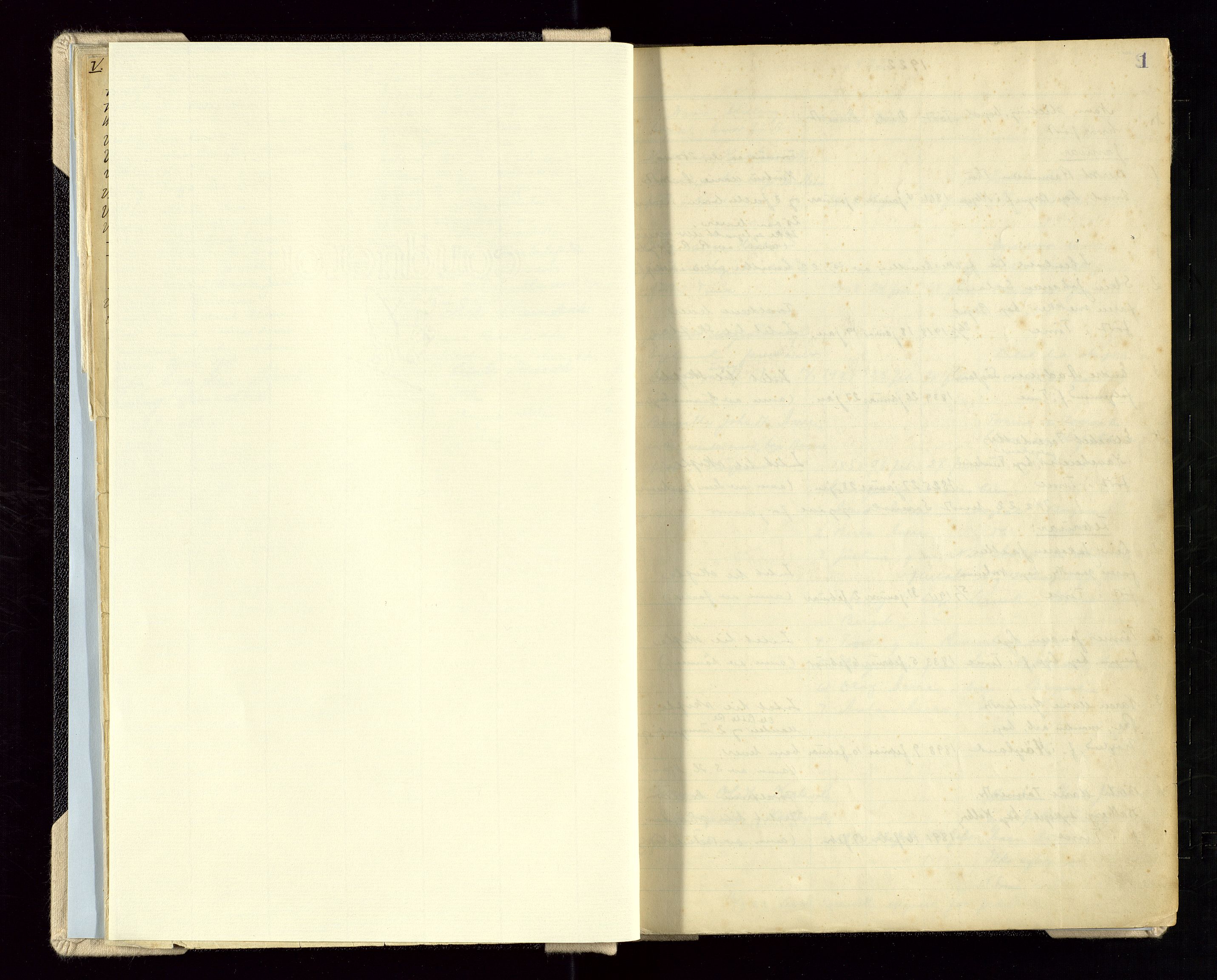 Time lensmannskontor, SAST/A-100420/Gga/L0002: Dødsfallprotokoll m/alfabetisk register, 1922-1949, p. 1