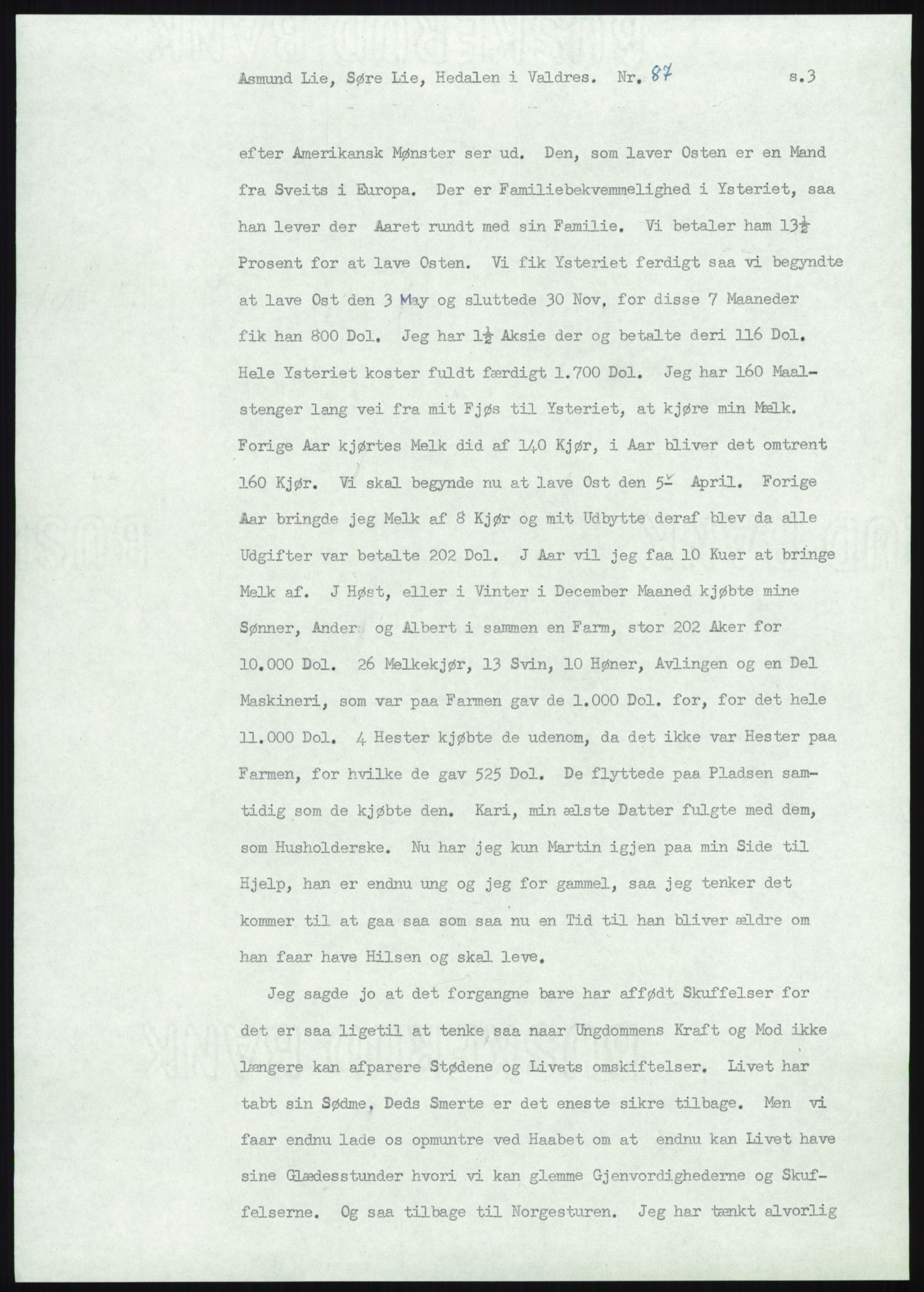 Samlinger til kildeutgivelse, Amerikabrevene, AV/RA-EA-4057/F/L0013: Innlån fra Oppland: Lie (brevnr 79-115) - Nordrum, 1838-1914, p. 117