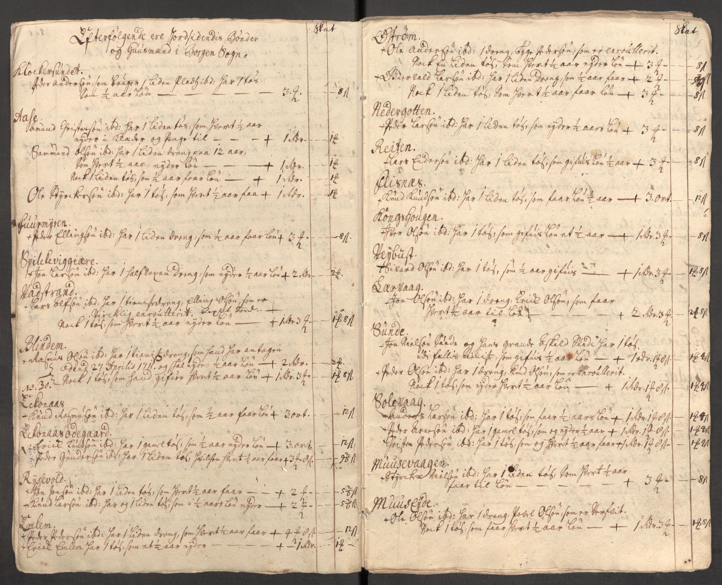 Rentekammeret inntil 1814, Reviderte regnskaper, Fogderegnskap, AV/RA-EA-4092/R54/L3564: Fogderegnskap Sunnmøre, 1711, p. 240