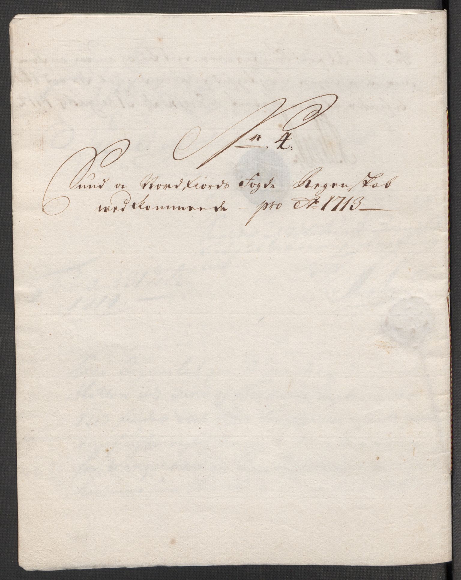 Rentekammeret inntil 1814, Reviderte regnskaper, Fogderegnskap, AV/RA-EA-4092/R53/L3437: Fogderegnskap Sunn- og Nordfjord, 1713, p. 235