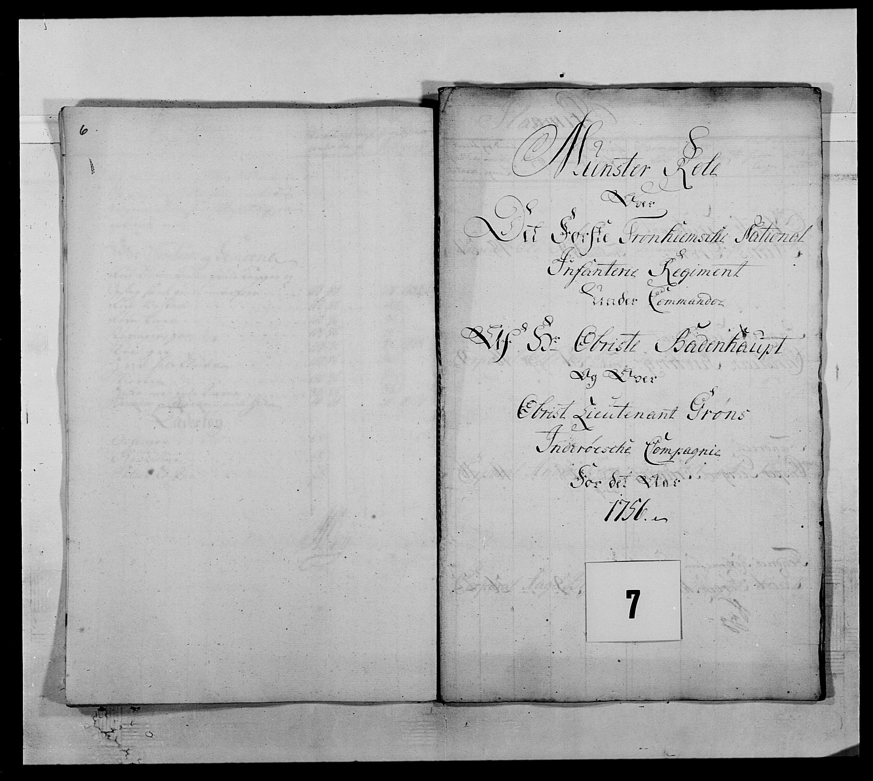 Kommanderende general (KG I) med Det norske krigsdirektorium, AV/RA-EA-5419/E/Ea/L0510: 1. Trondheimske regiment, 1756-1765, p. 86