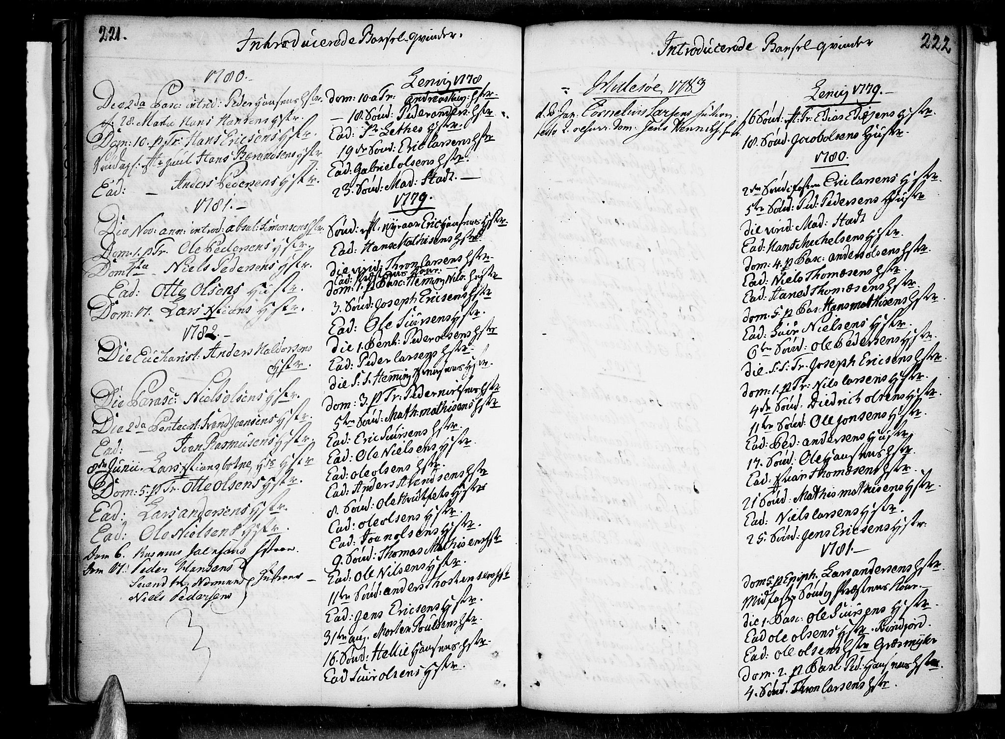 Lenvik sokneprestembete, SATØ/S-1310/H/Ha/Haa/L0001kirke: Parish register (official) no. 1, 1753-1783, p. 221-222