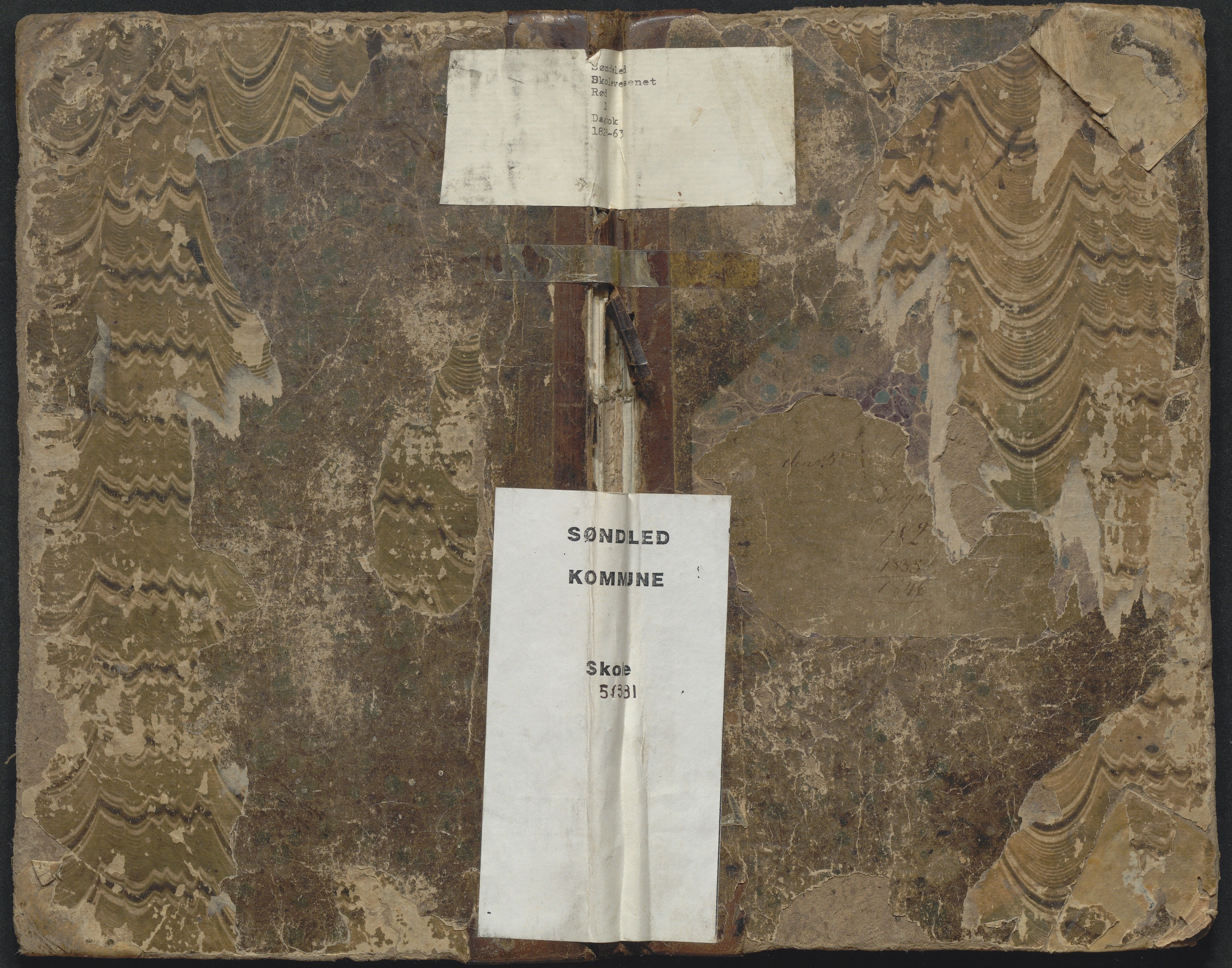 Søndeled kommune, AAKS/KA0913-PK/1/05/05f/L0031: Dagbok (Røed), 1828-1863