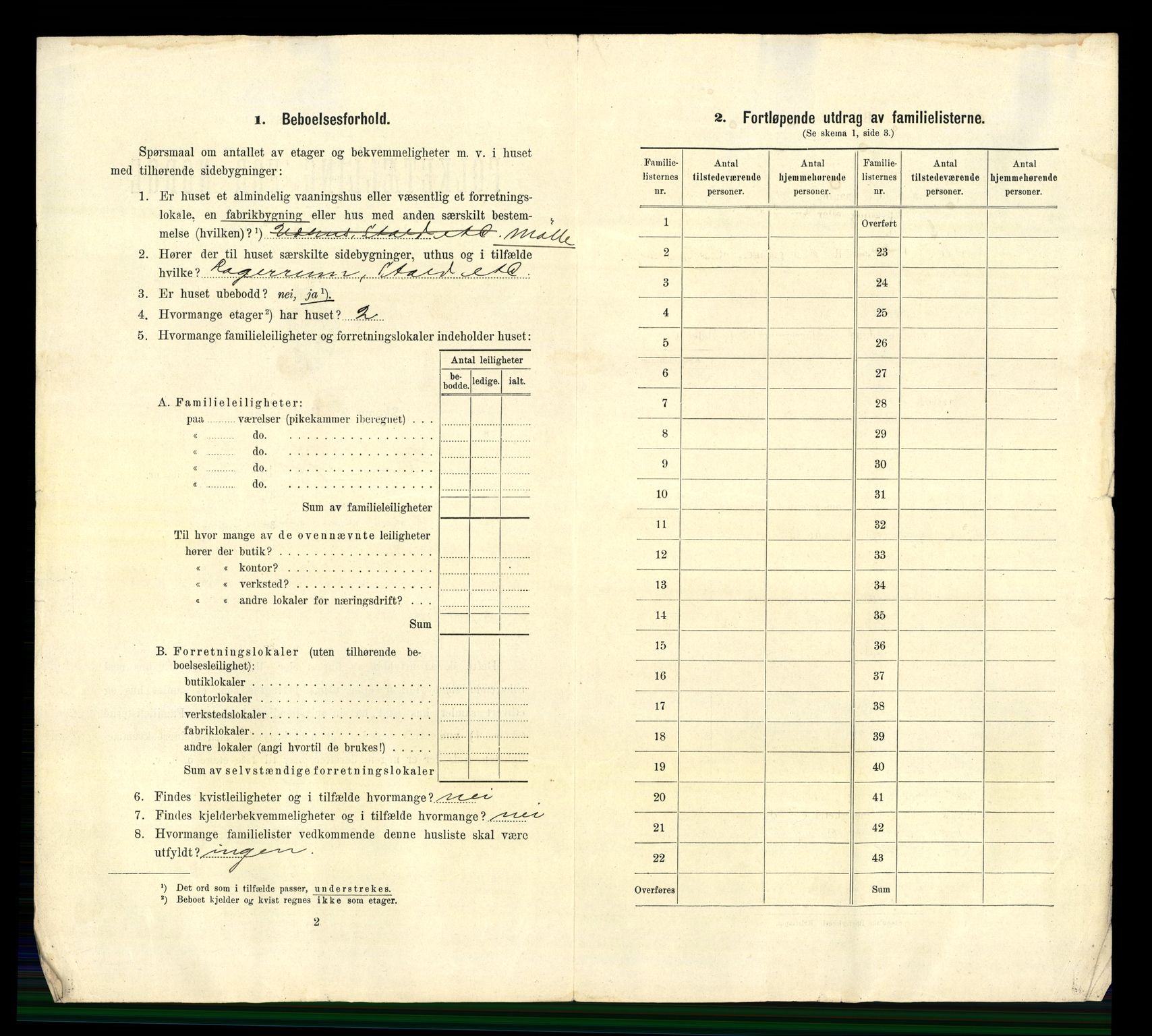 RA, 1910 census for Hønefoss, 1910, p. 908