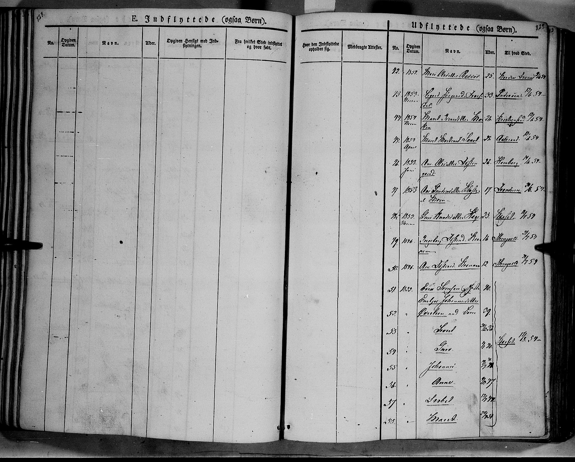 Lesja prestekontor, AV/SAH-PREST-068/H/Ha/Haa/L0006: Parish register (official) no. 6B, 1843-1854, p. 828-829