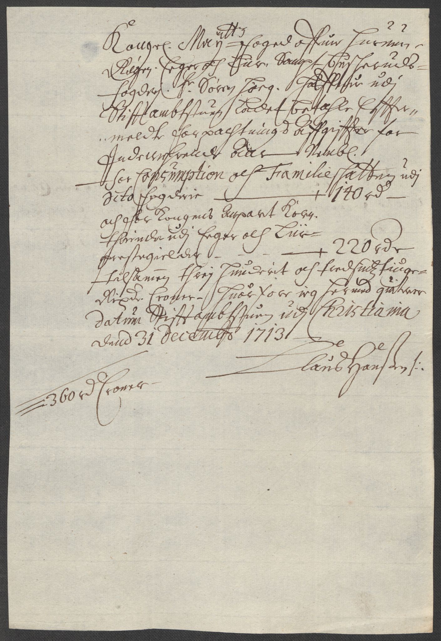 Rentekammeret inntil 1814, Reviderte regnskaper, Fogderegnskap, AV/RA-EA-4092/R31/L1708: Fogderegnskap Hurum, Røyken, Eiker, Lier og Buskerud, 1713, p. 458