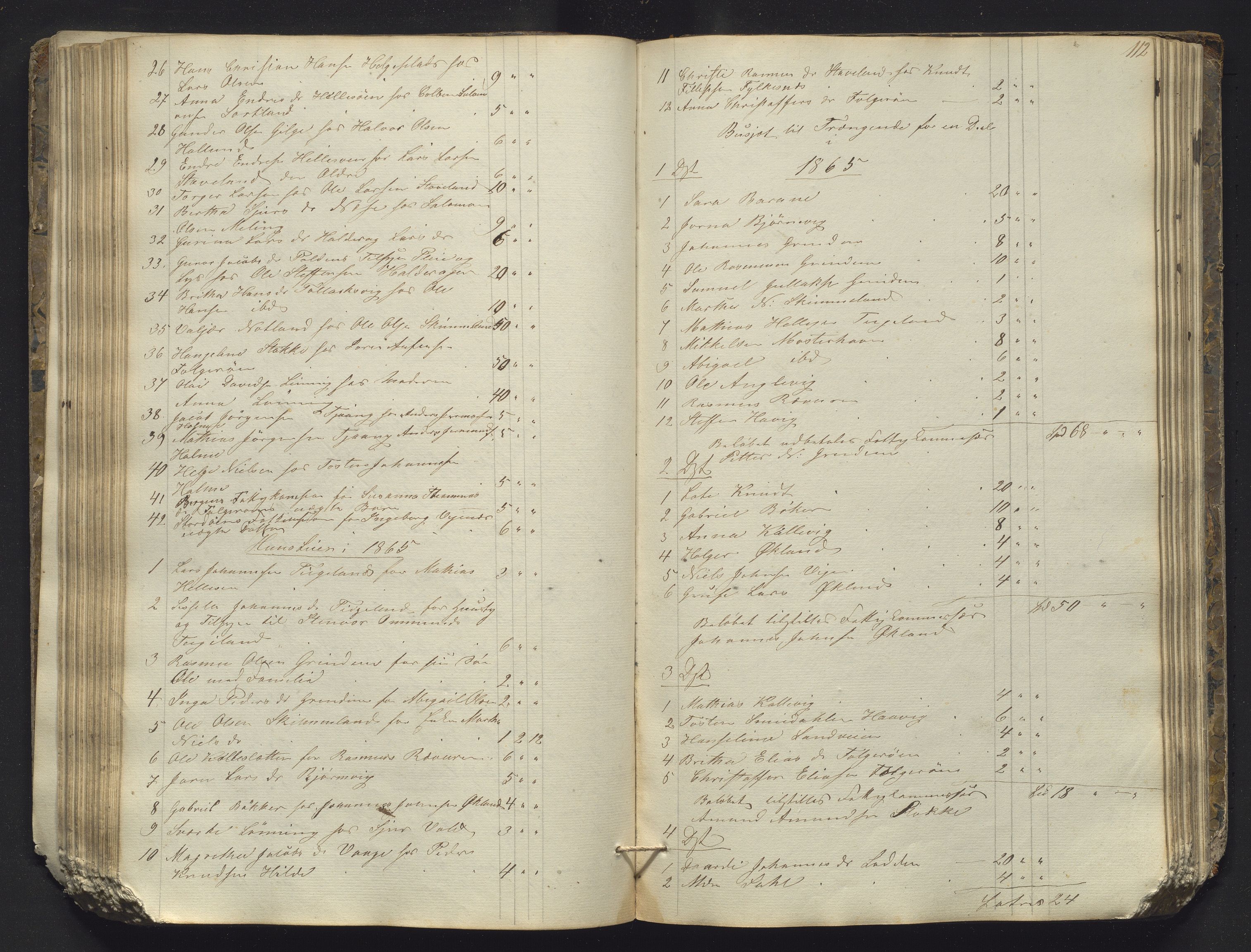 Finnaas kommune. Fattigkommisjonen, IKAH/1218a-311/A/Aa/L0001: Møtebok for Finnås fattigkommisjon, 1846-1882, p. 113