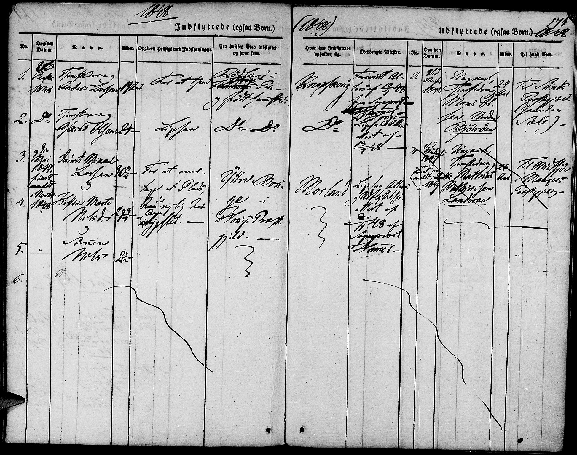 Fjell sokneprestembete, SAB/A-75301/H/Haa: Parish register (official) no. A 1, 1835-1850, p. 175