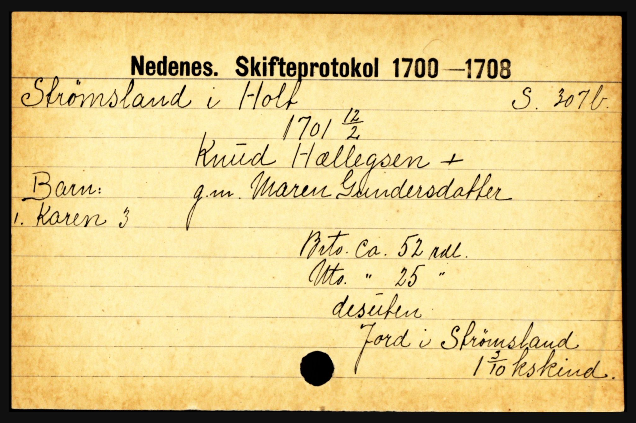 Nedenes sorenskriveri før 1824, AV/SAK-1221-0007/H, p. 28915